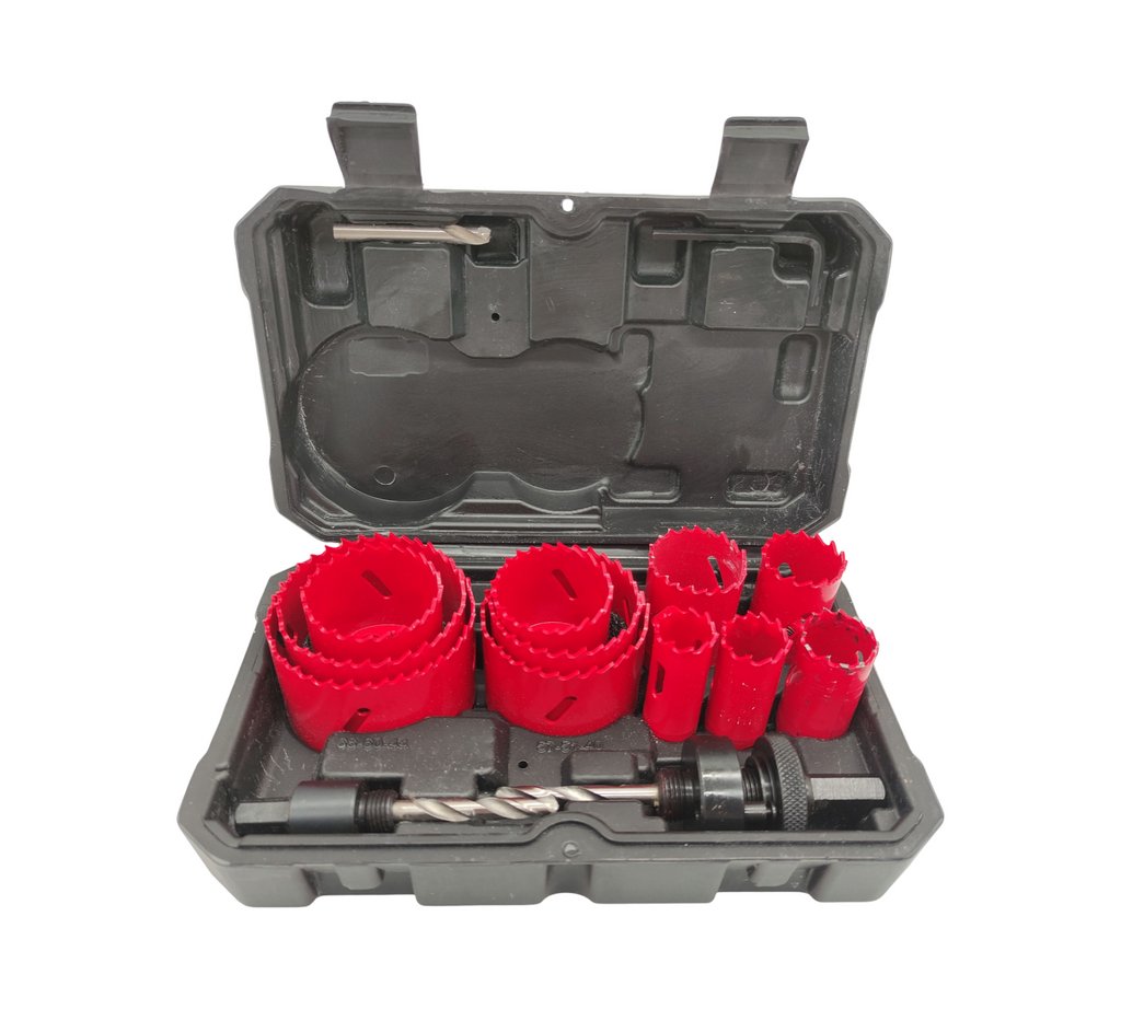 HYCHIKA 17-tlg. Bi-Metall Lochsägen-Set 20–68 mm 40 mm Schnitttiefe