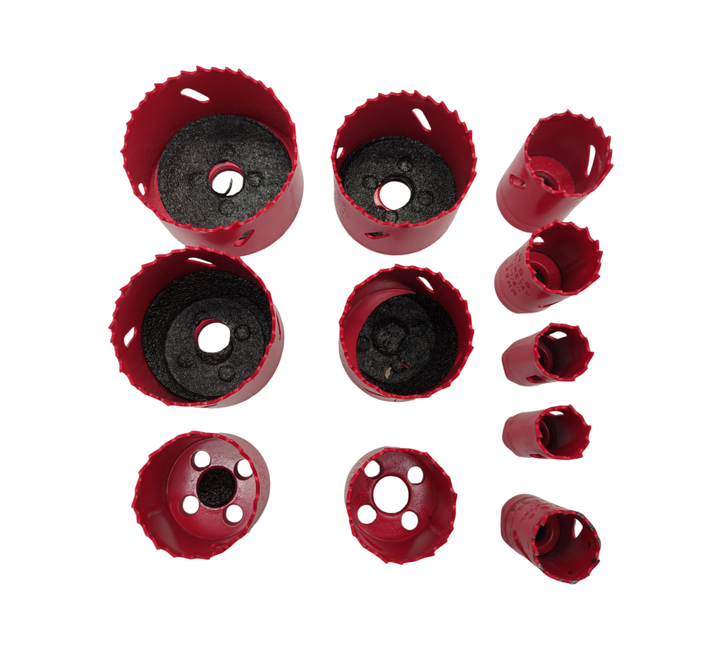 HYCHIKA 17-tlg. Bi-Metall Lochsägen-Set 20–68 mm 40 mm Schnitttiefe