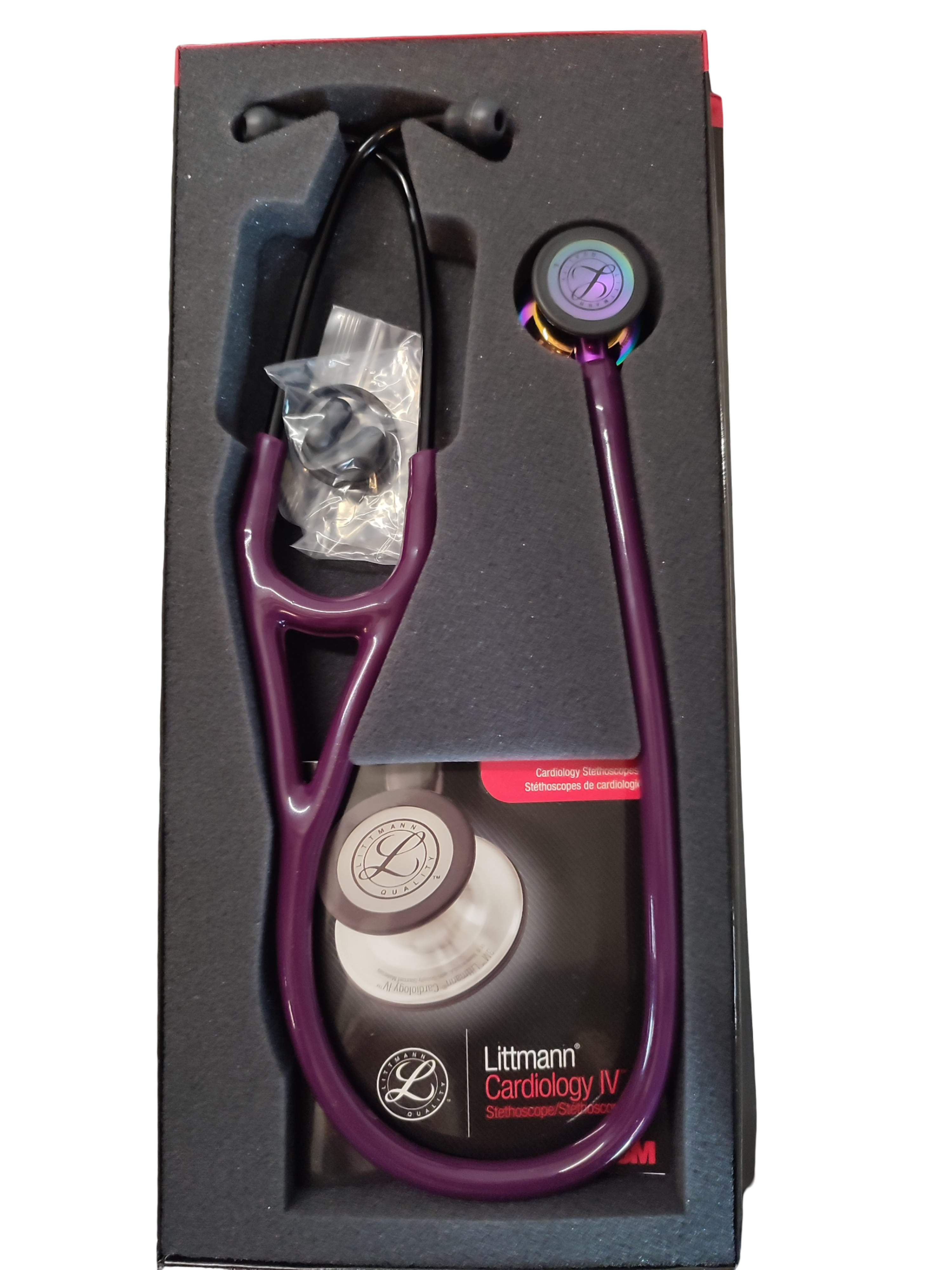3M Littmann Cardiology IV 6205 Stethoskop Regenbogen Pflaume