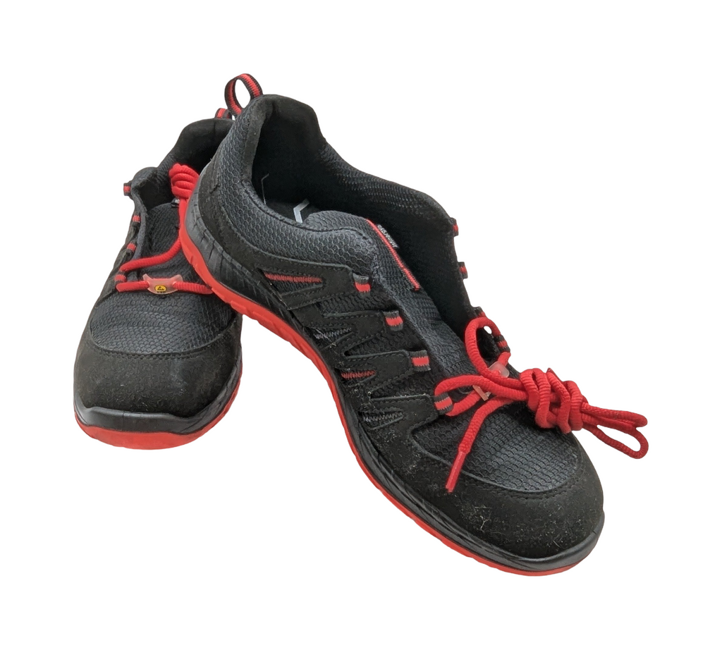 ELTEN Maddox ESD S3 Safety Shoes Black/Red Size 44