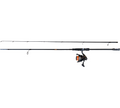 (KLNDAM Fire Wave XP Spinning Combo Angelrute Rolle 2,44 m schwarz