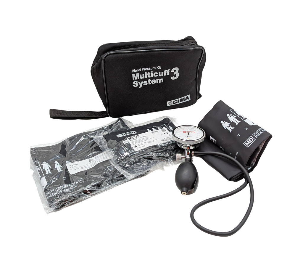 Gima Sirio Sphygmomanometer 32706 with 3 Cuff Kit