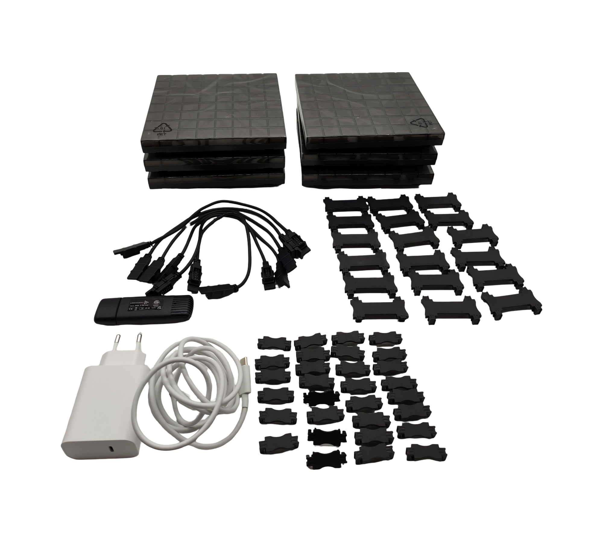 Twinkly Squares Starter Set RGB LED Panels 1+5 Panels