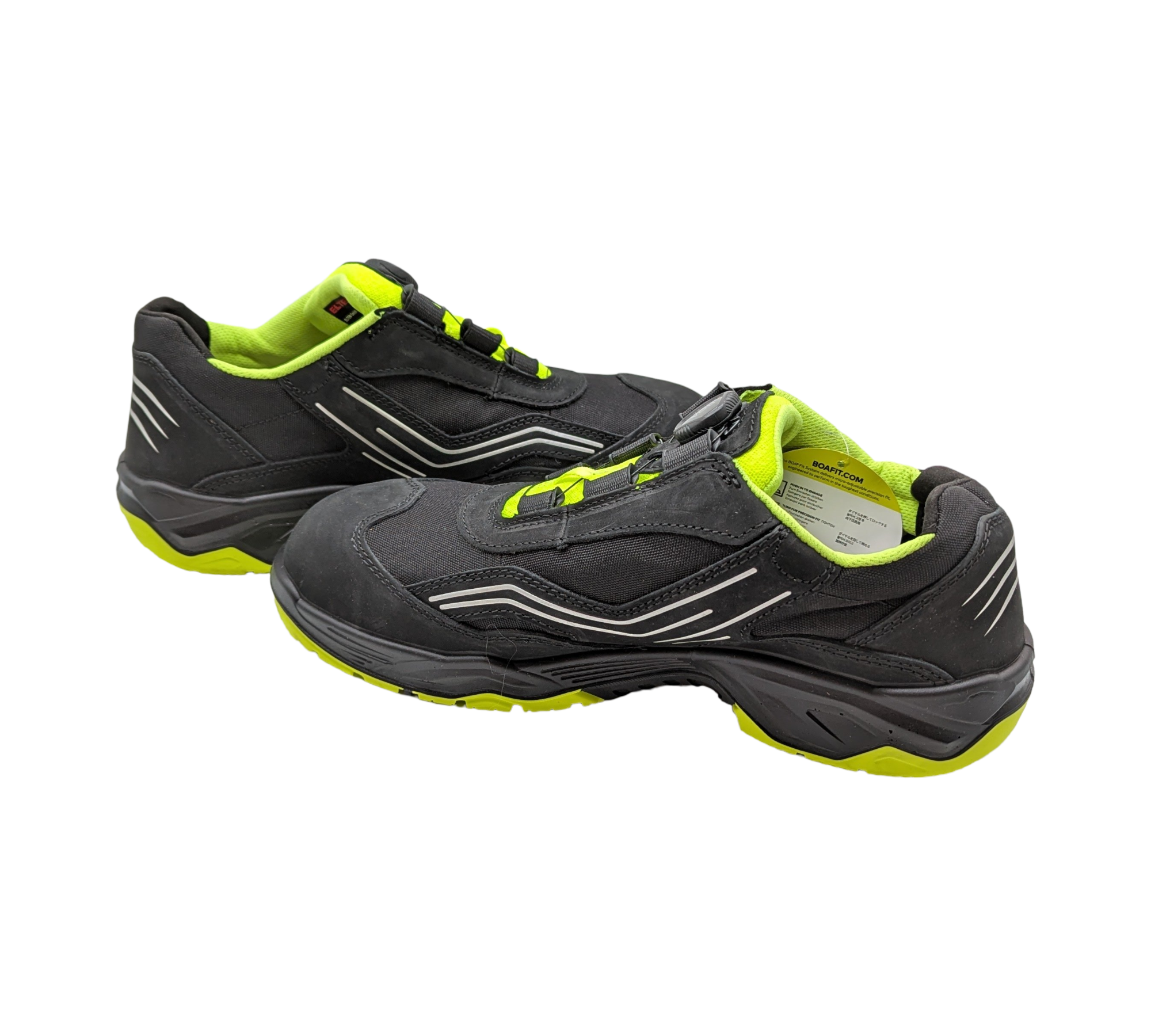 ELTEN Ambition BOA Low ESD S2 Sicherheitsschuhe Gr. 47 Schwarz-Gelb
