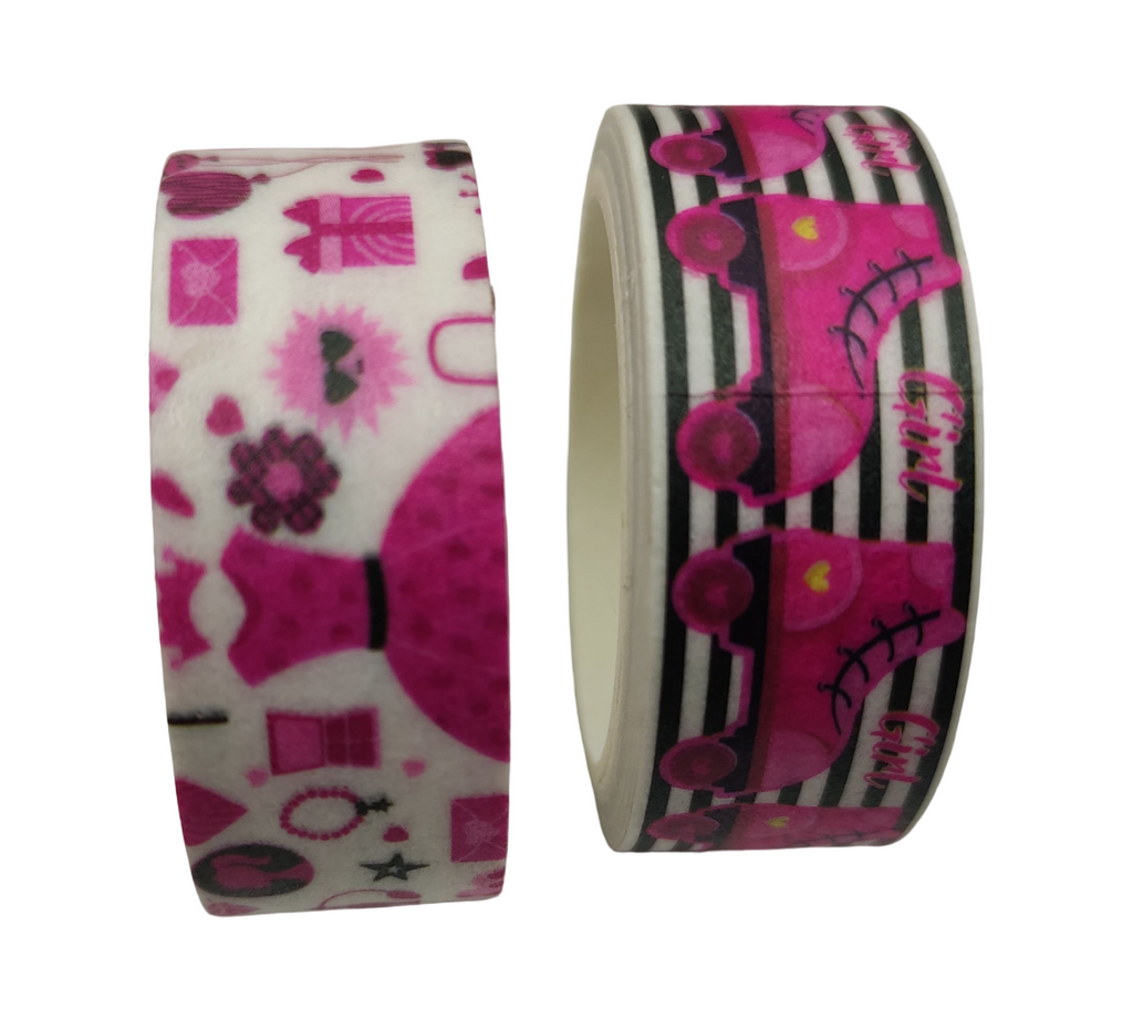 12 Rollen Washi Tape Rosa Prinzessin Masking Tape Basteln Deko Set