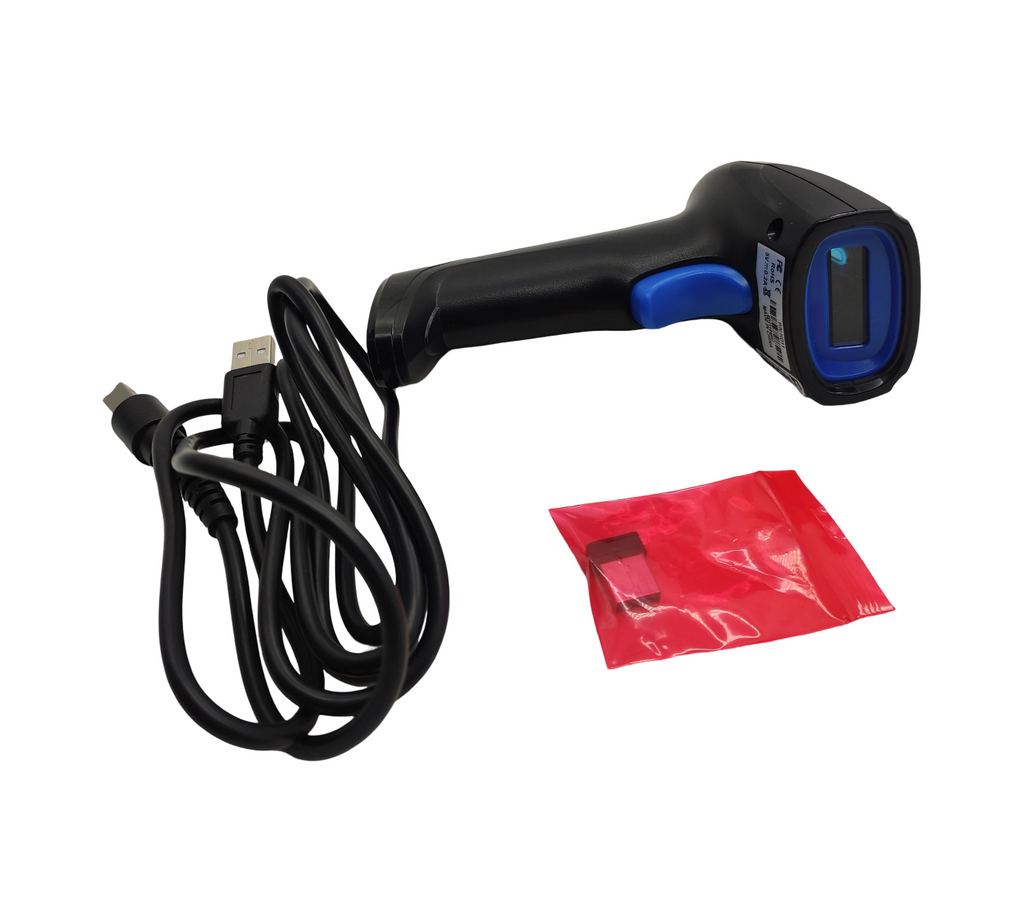 Kabelloser 1D Barcode-Scanner USB Handscanner Strichcode-Lesegerät