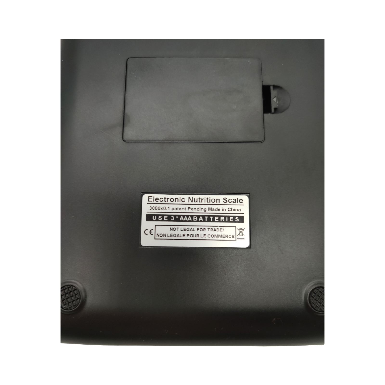 UNIWEIGH Digitale Küchenwaage 3kg mit Kalorienzähler