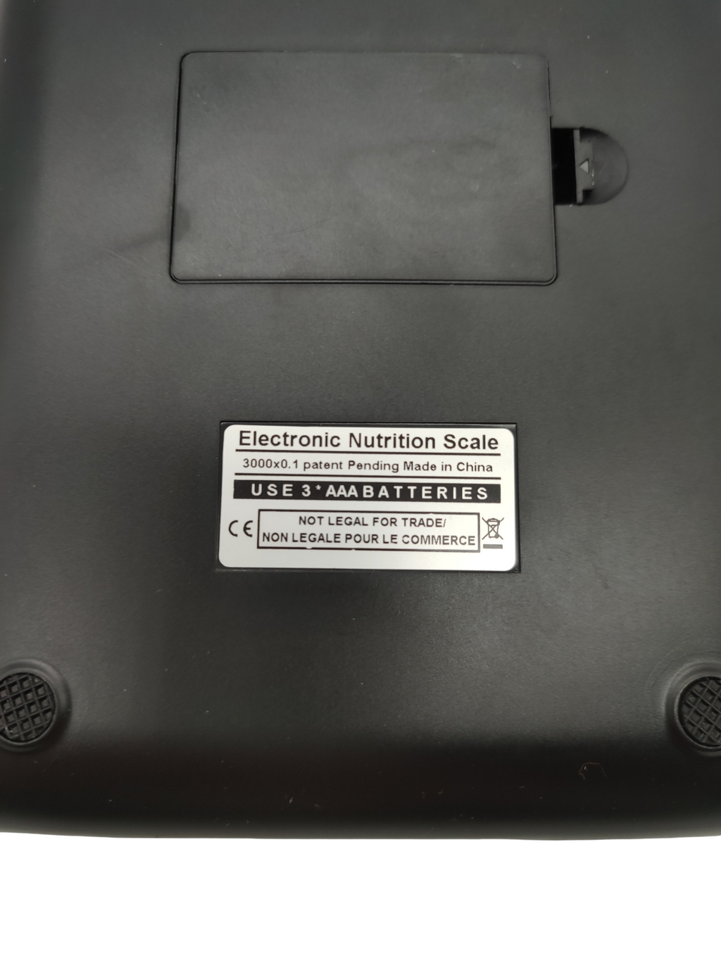 UNIWEIGH Digitale Küchenwaage 3kg mit Kalorienzähler