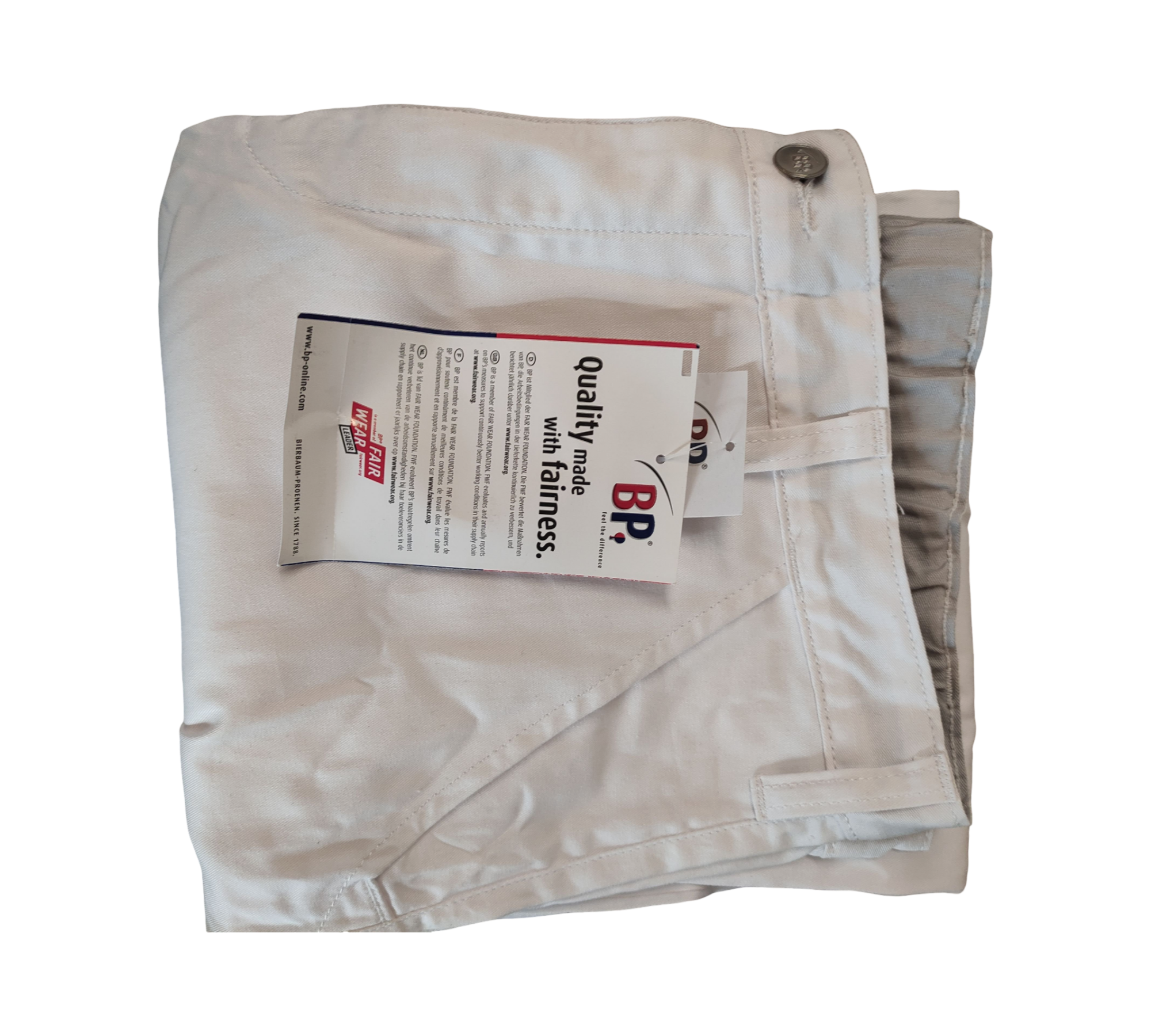 BP Med 1368-686-21 Men's Stretch Work Trousers Blended Fabric Size 48