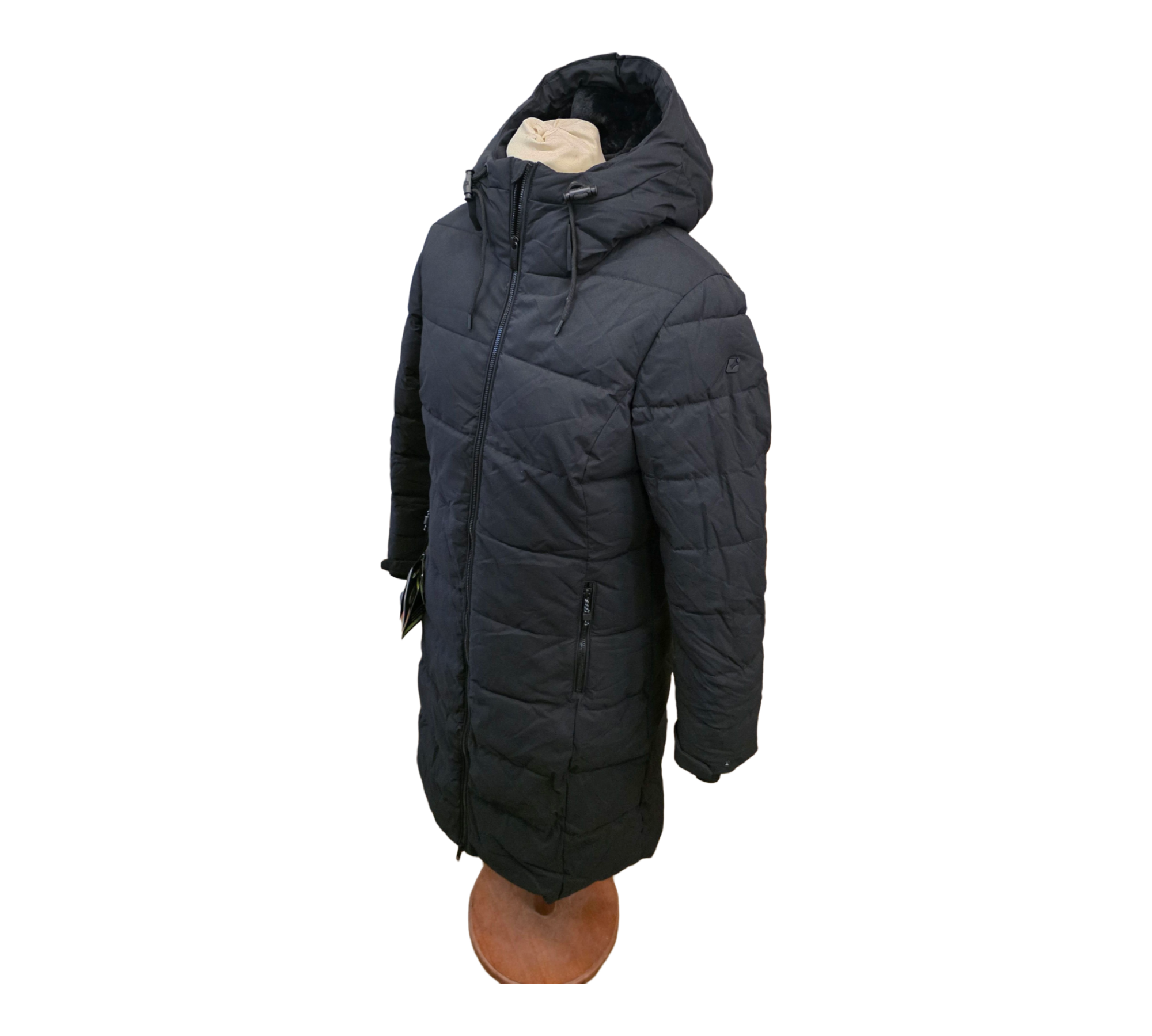 killtec KOW 56 Damen Steppmantel Wintermantel QLTD Größe 40 Schwarz