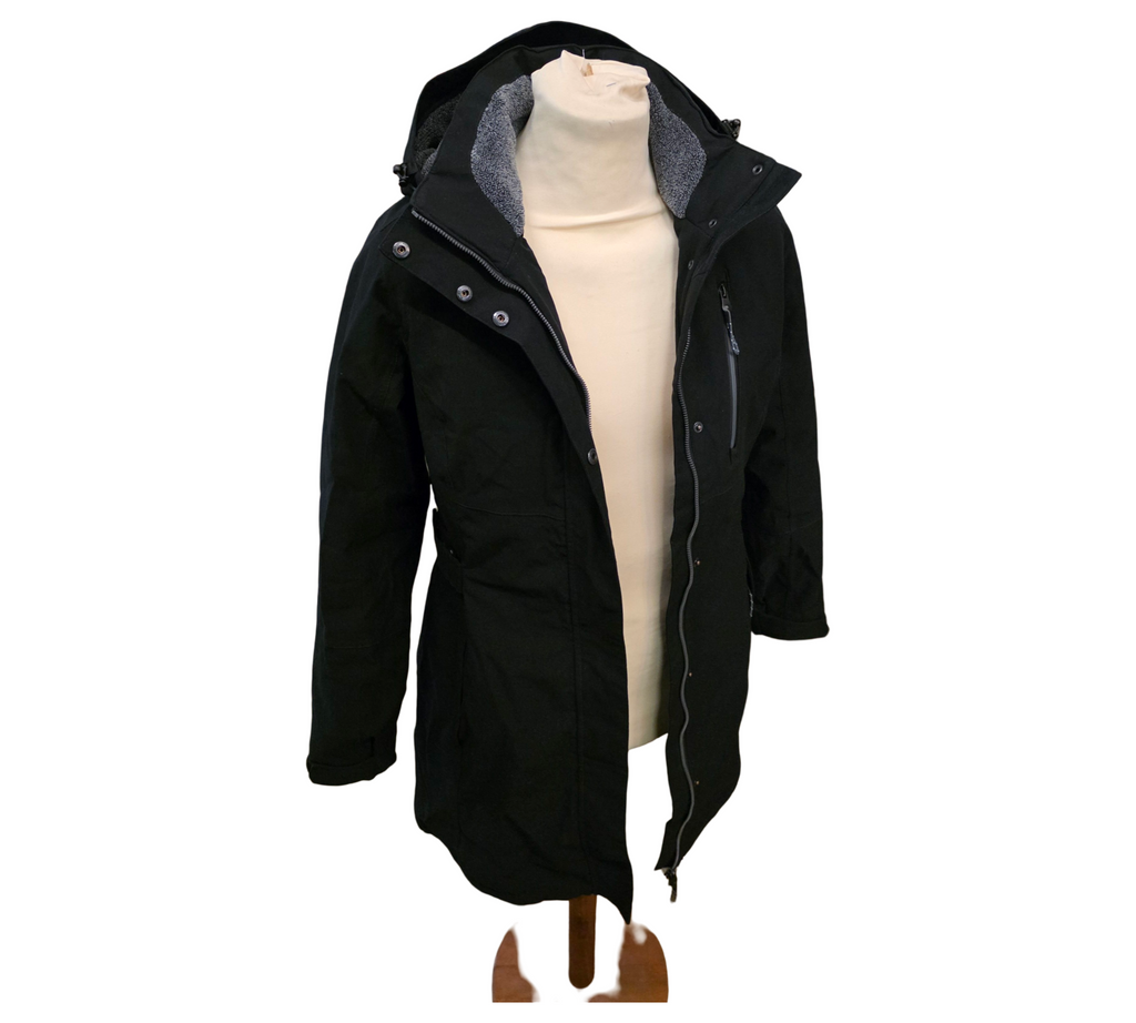 killtec KOW 165 WMN PRK Women's Parka Winter Jacket Size 36 Black
