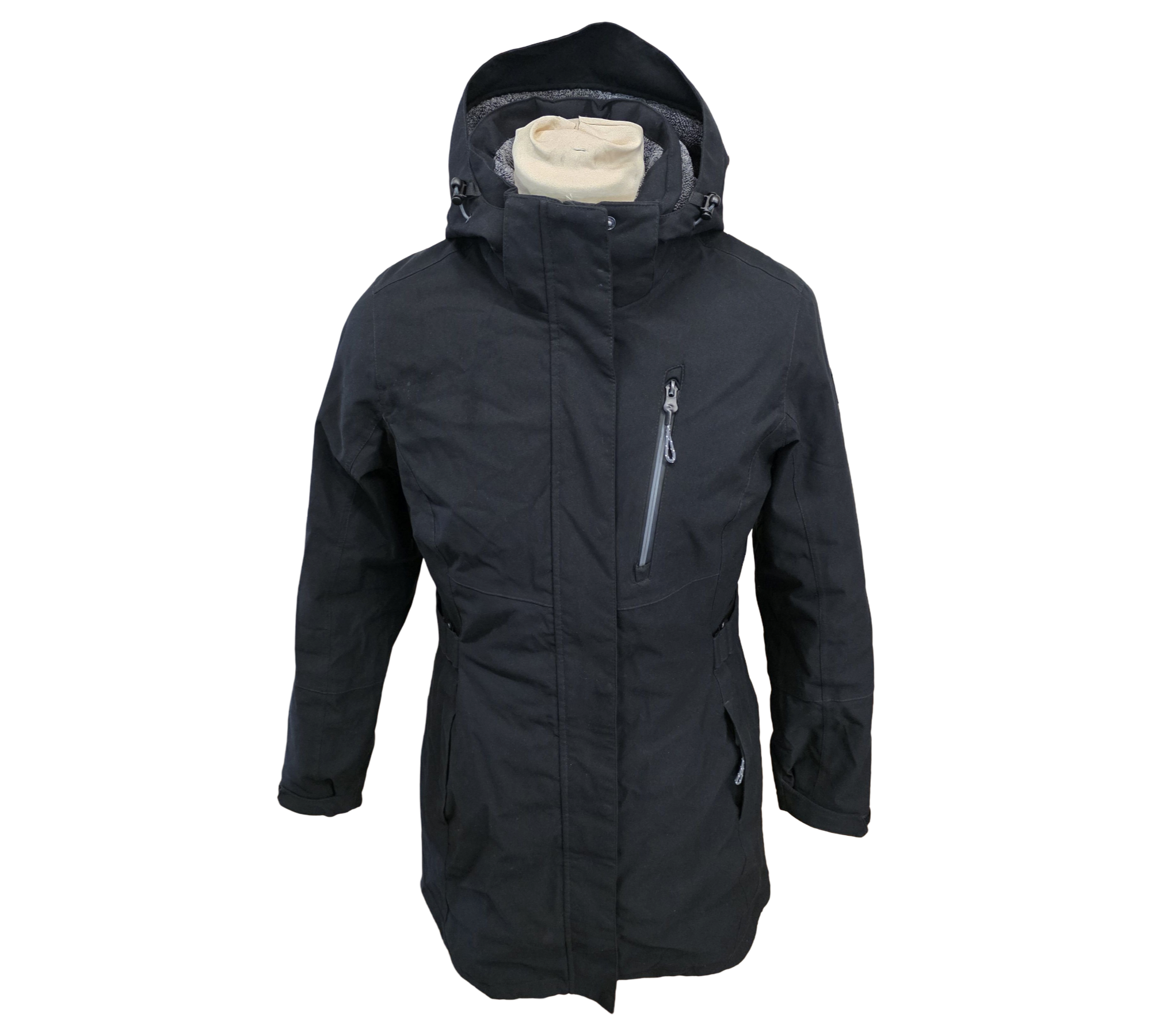 killtec KOW 165 WMN PRK Women's Parka Winter Jacket Size 36 Black