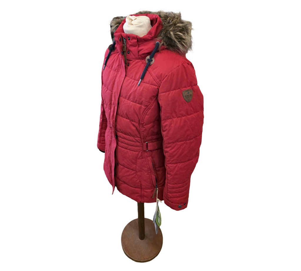 G.I.G.A. DX Damen Oiva Freizeit Funktionsjacke, Rot, EU 40