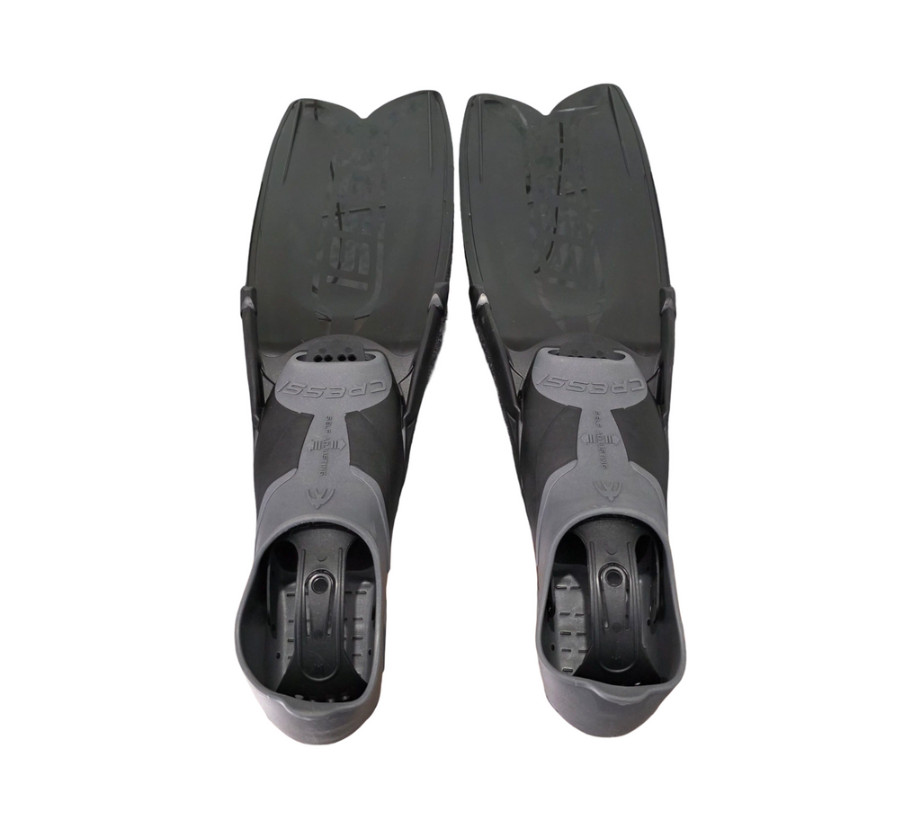 CRESSI Turbo Flex Flossen Schwarz 42/43 Modulares Gara System