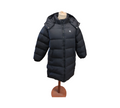 Calvin Klein Women's Essential Long Hooded Down Coat Black M