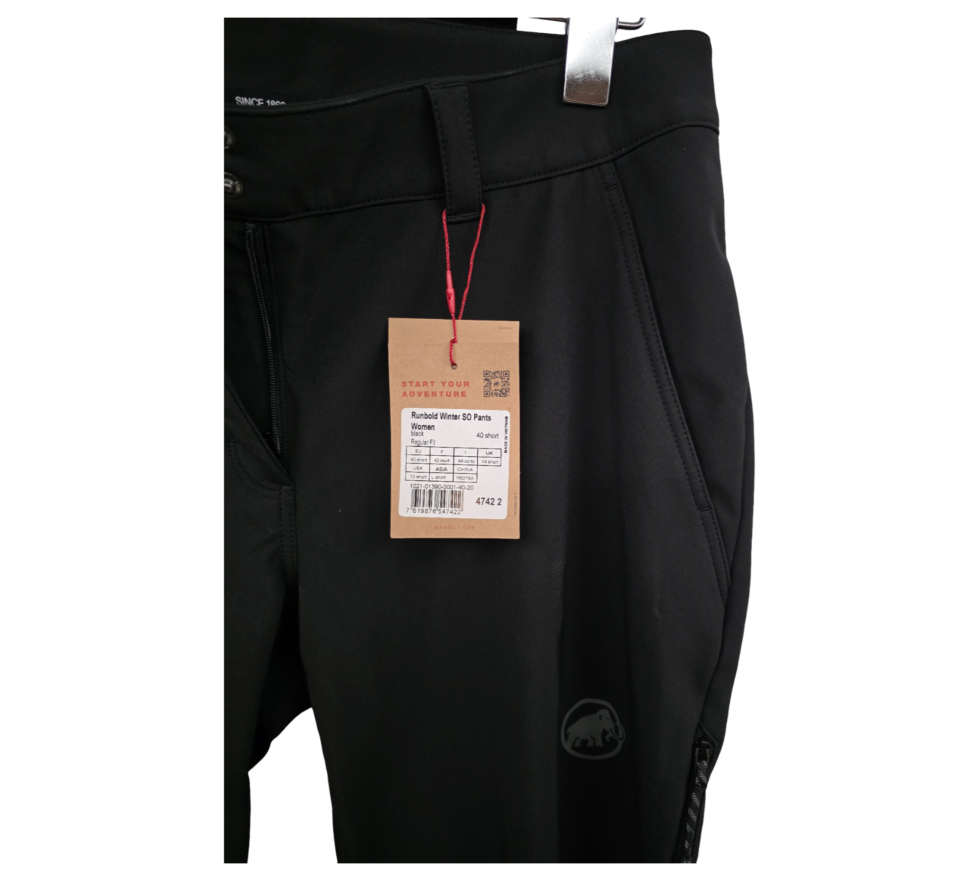 Mammut Runbold Winter SO Damen Hose schwarz 40