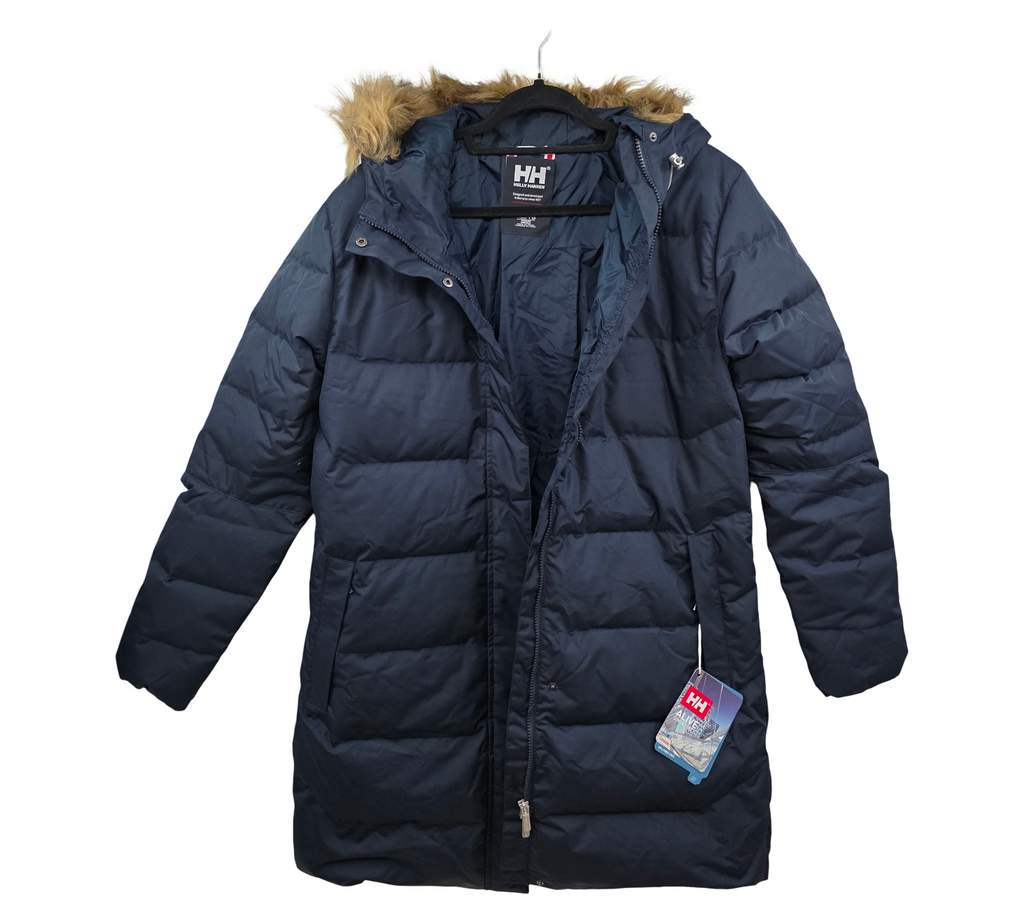 Helly Hansen Aden Damen Daunenparka Marineblau XL