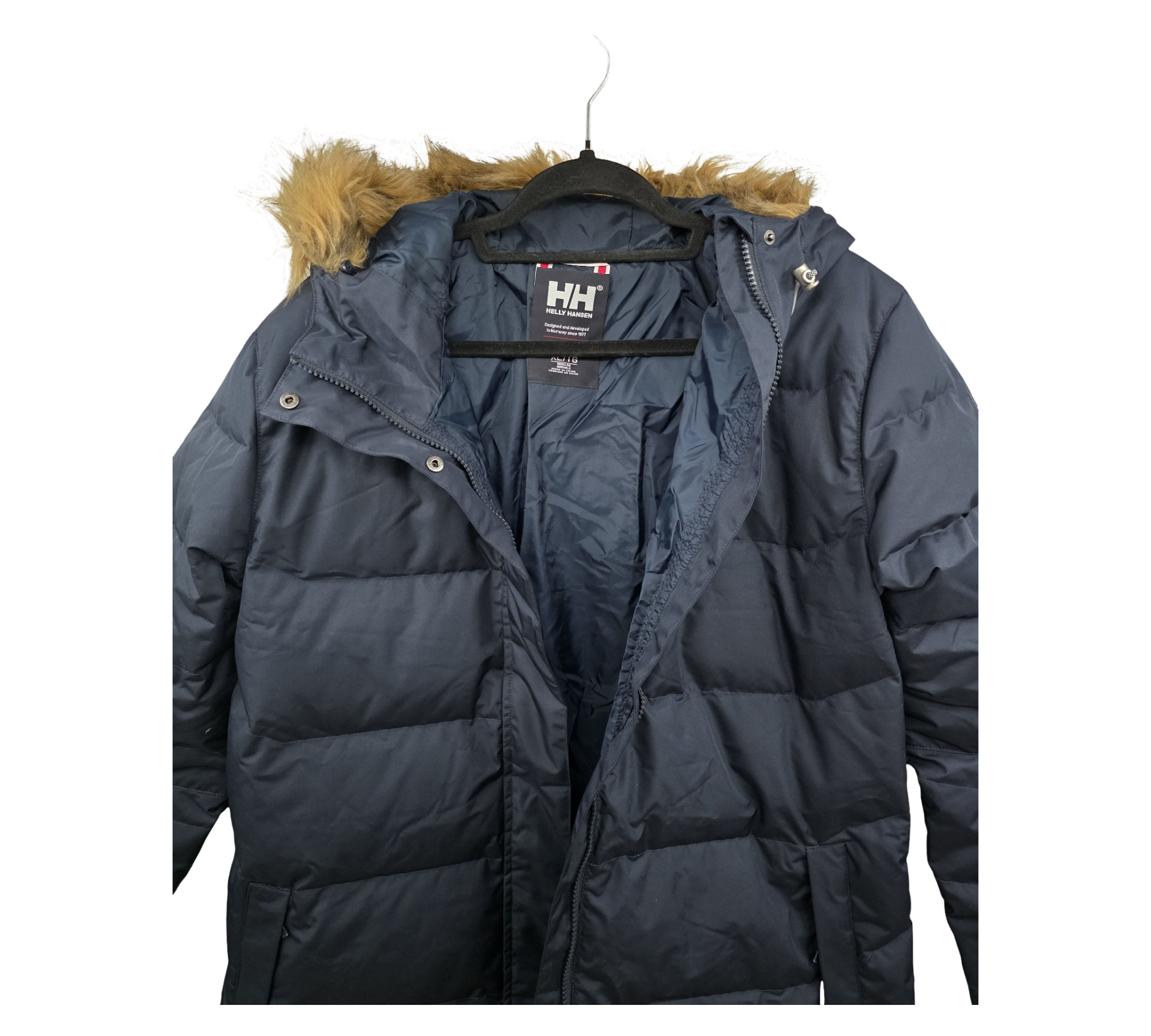 Helly Hansen Aden Damen Daunenparka Marineblau XL
