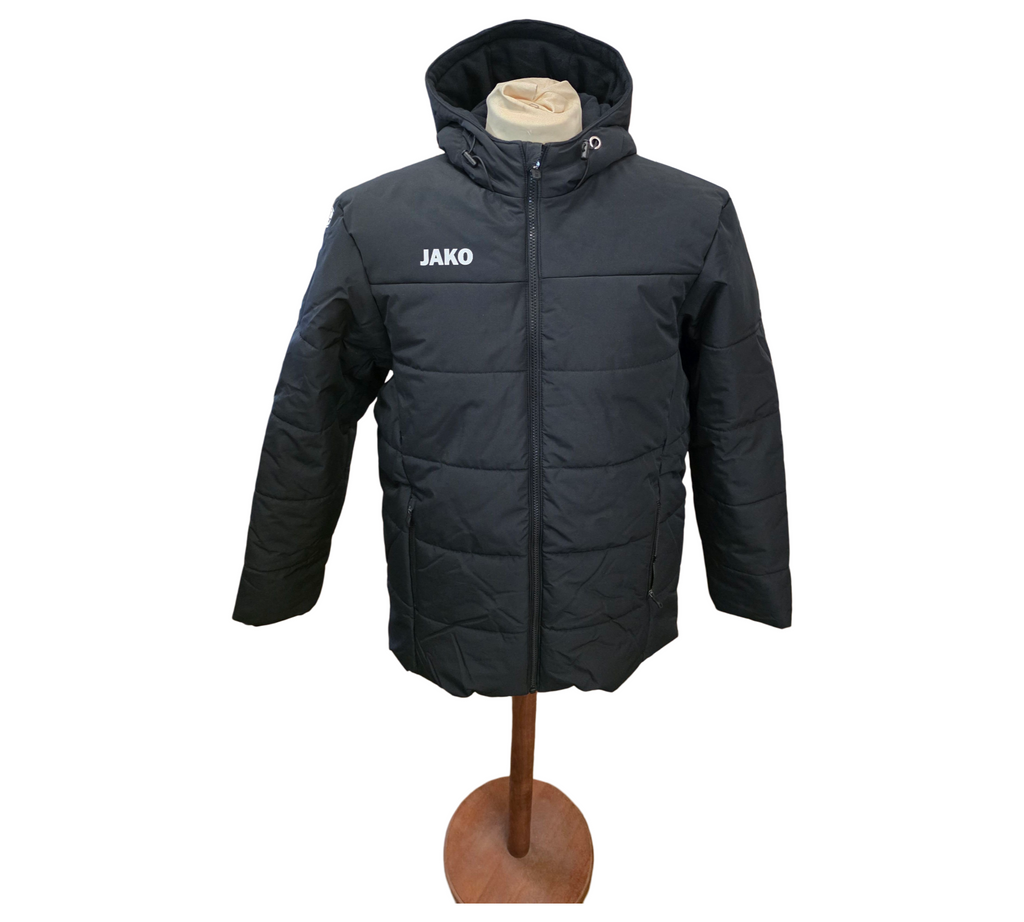 JAKO Men's Team Coach Jacket with Hood Black Size S