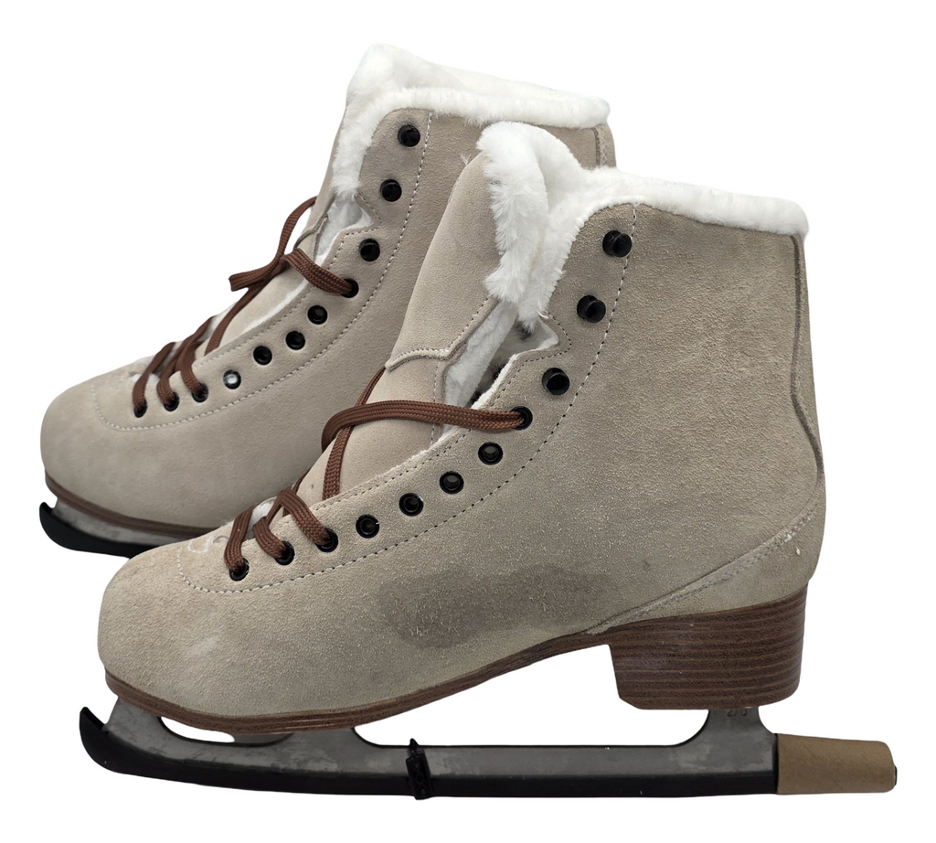 Roces Damen Suede ECO-FUR Freizeit-Schlittschuh suedebrown Größe 42