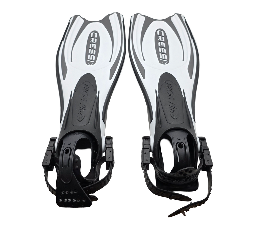 CRESSI Frog Plus Tauchflossen schwarz/weiß S/M 38/41