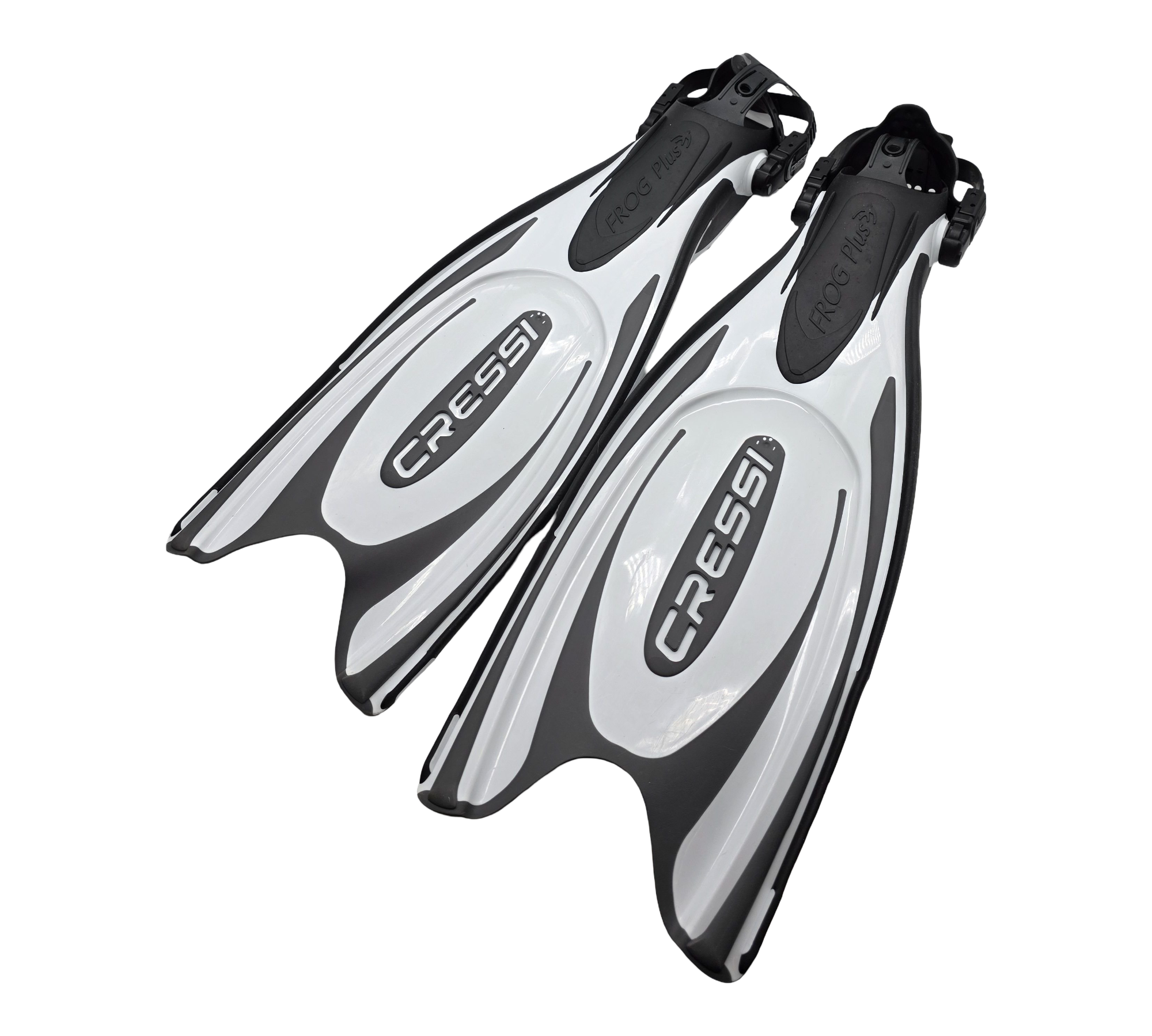 CRESSI Frog Plus Tauchflossen schwarz/weiß S/M 38/41