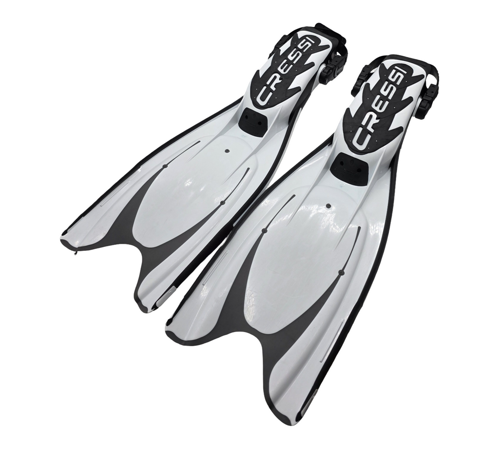 CRESSI Frog Plus Tauchflossen schwarz/weiß S/M 38/41