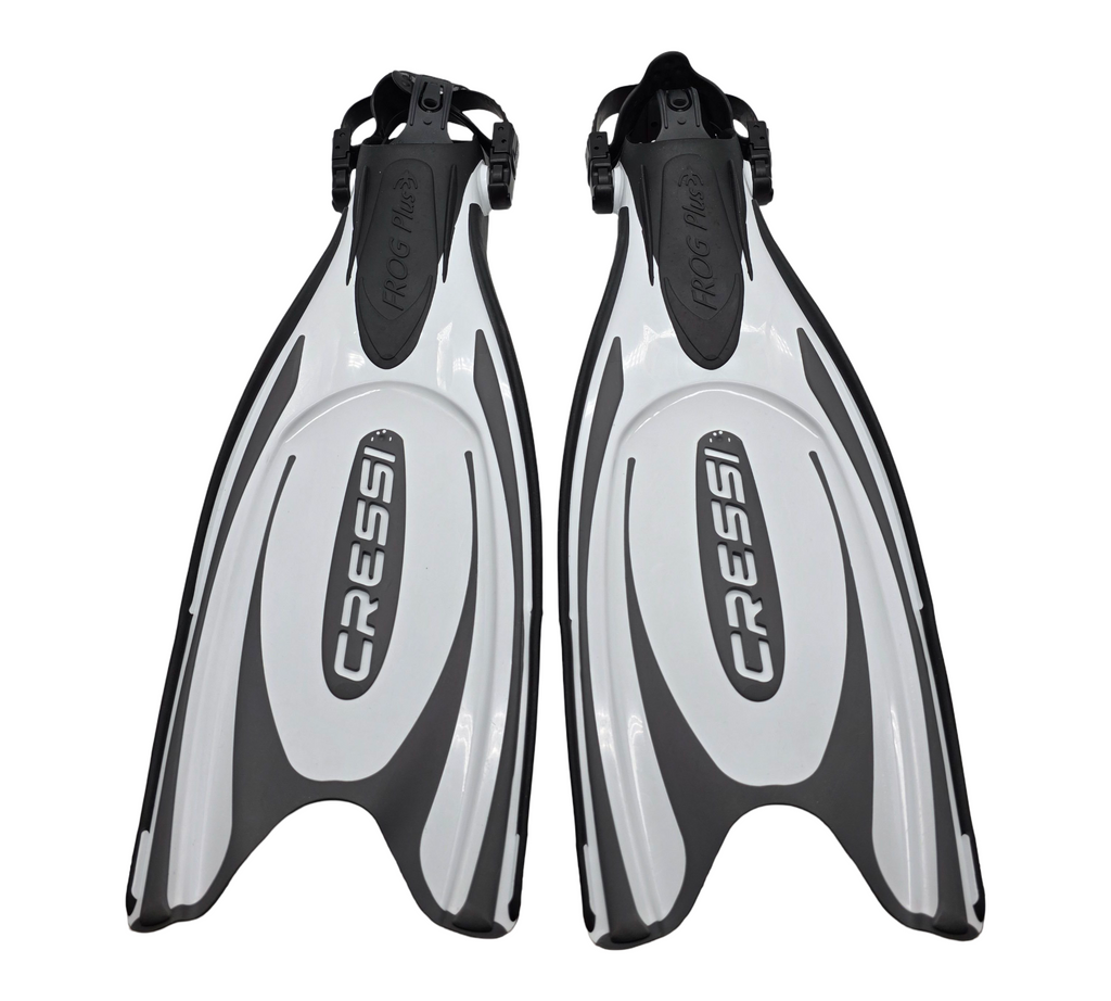 CRESSI Frog Plus Tauchflossen schwarz/weiß S/M 38/41