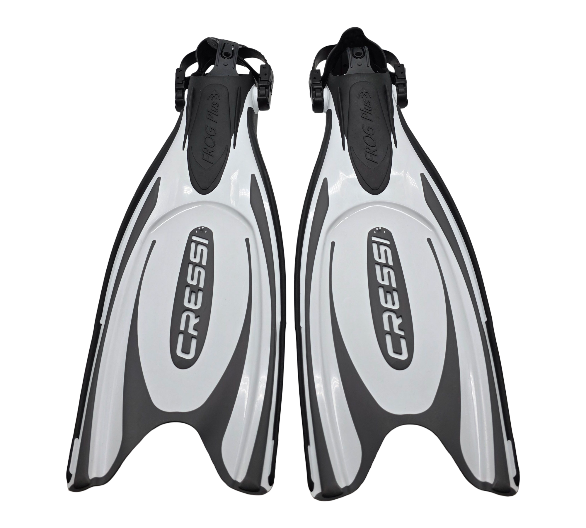 CRESSI Frog Plus Tauchflossen schwarz/weiß S/M 38/41