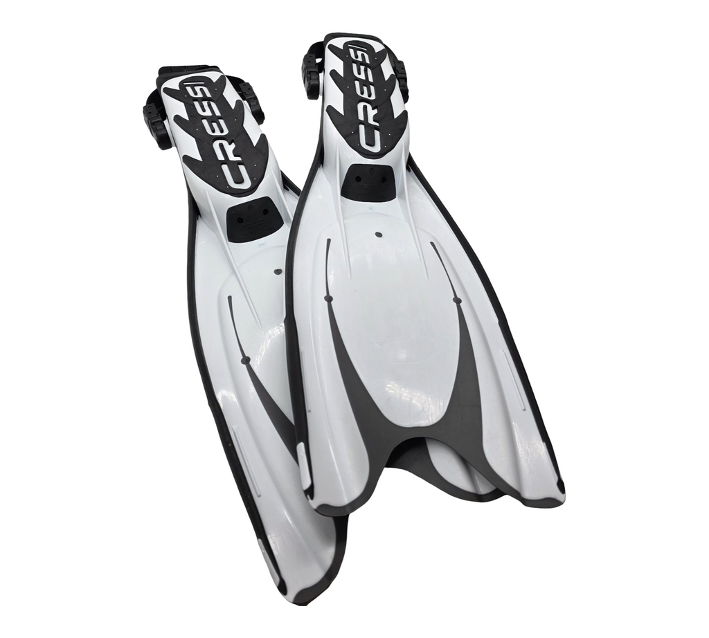 CRESSI Frog Plus Tauchflossen schwarz/weiß S/M 38/41