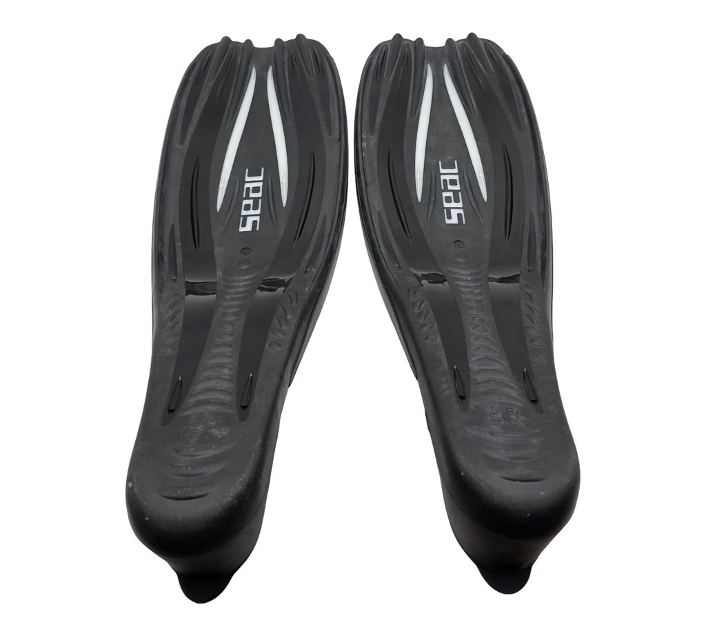 Seac F 100 Pro Flossen Tauchen Schnorcheln Schwarz 40/41