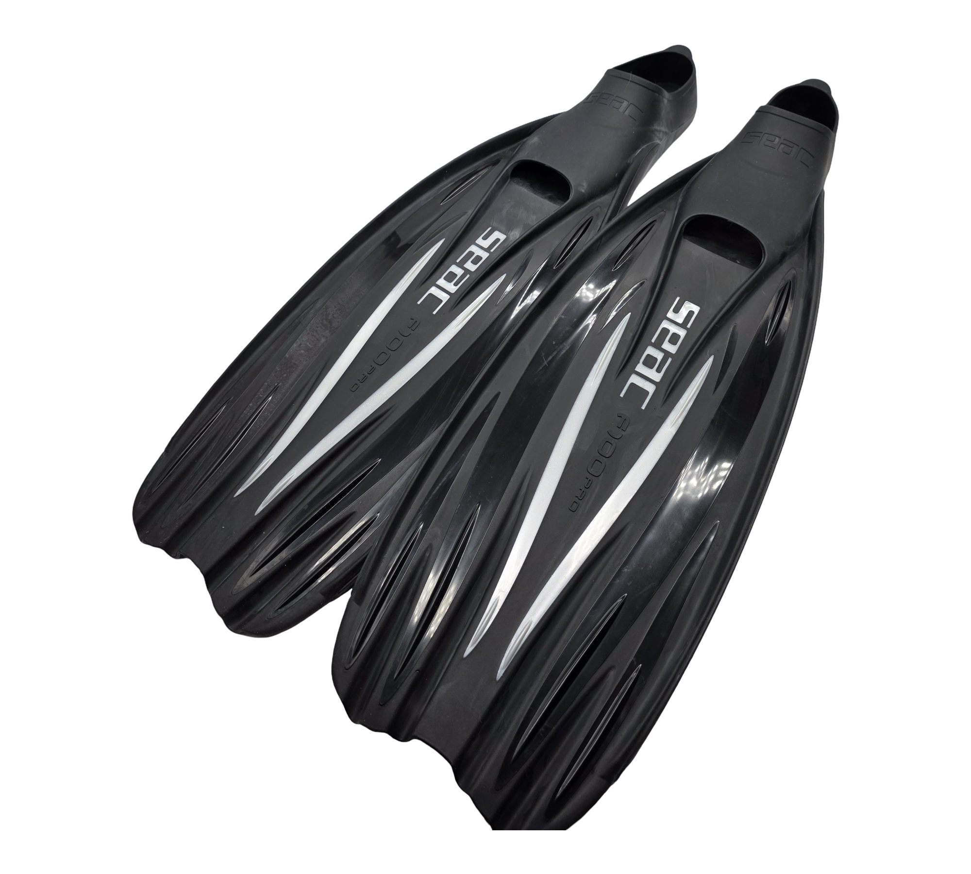 Seac F 100 Pro Flossen Tauchen Schnorcheln Schwarz 40/41