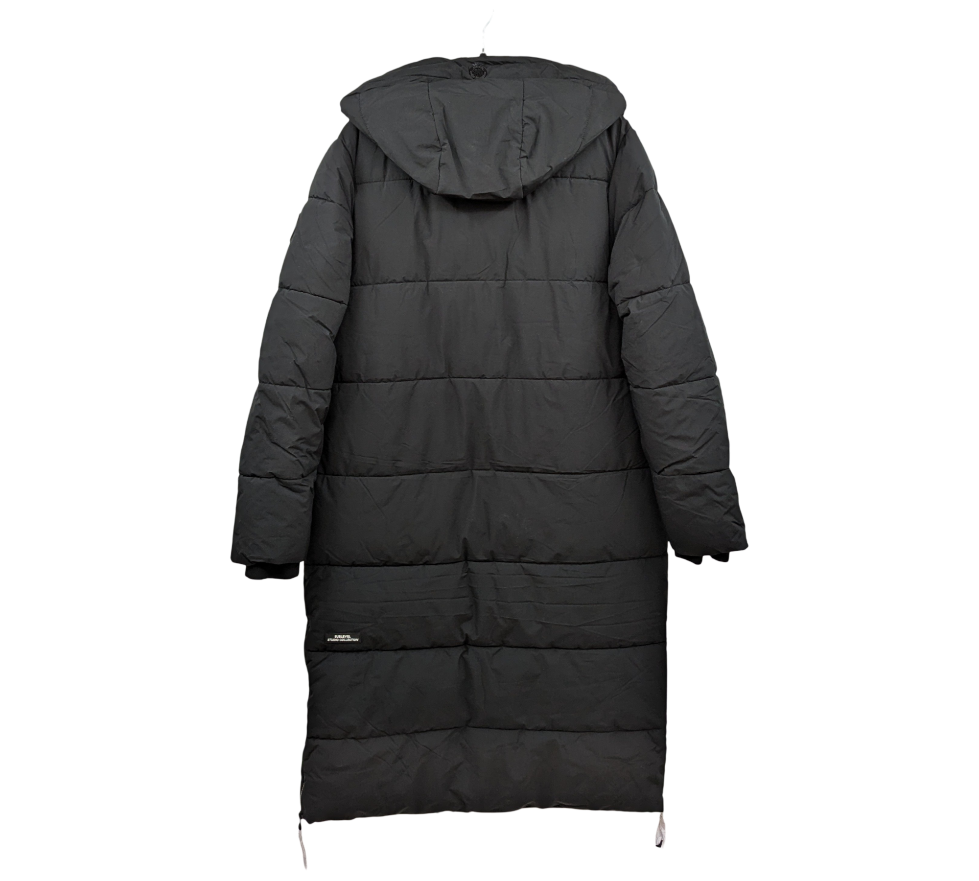 Sublevel Steppjacke Damen Winterparka Kapuze schwarz XL
