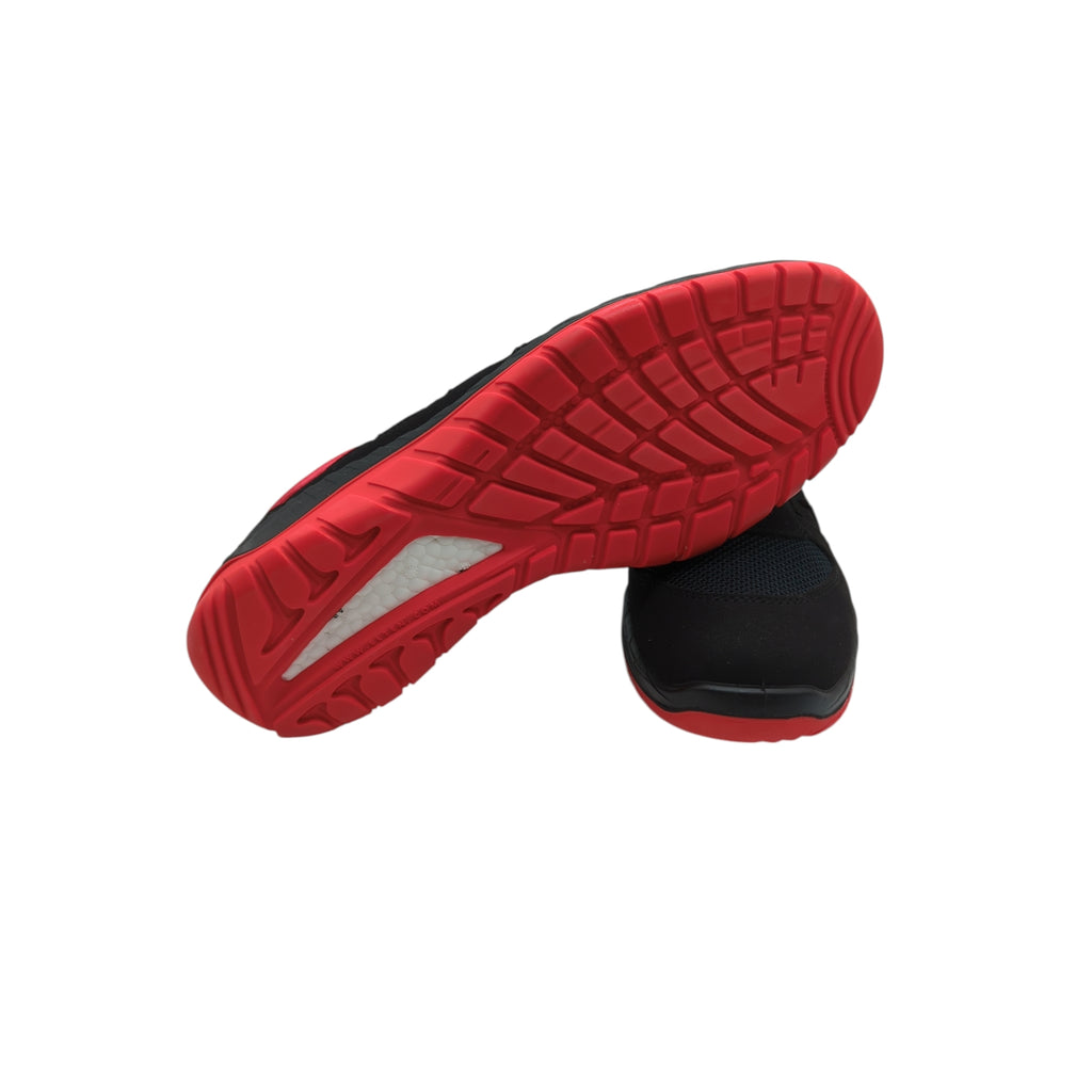 ELTEN LONNY Red Easy Sicherheitsschuhe ESD S1P Größe 45 Schwarz Rot