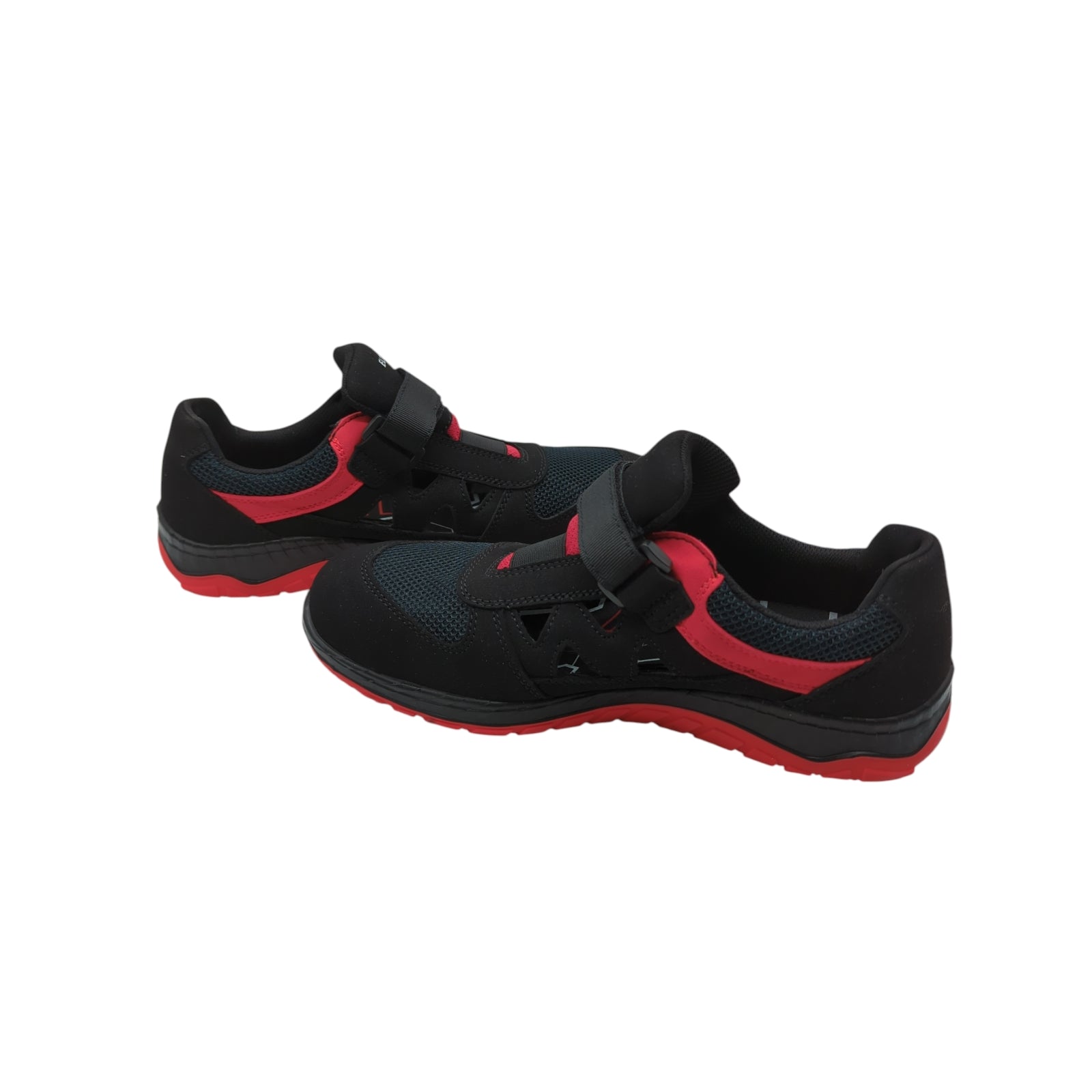 ELTEN LONNY Red Easy Sicherheitsschuhe ESD S1P Größe 45 Schwarz Rot