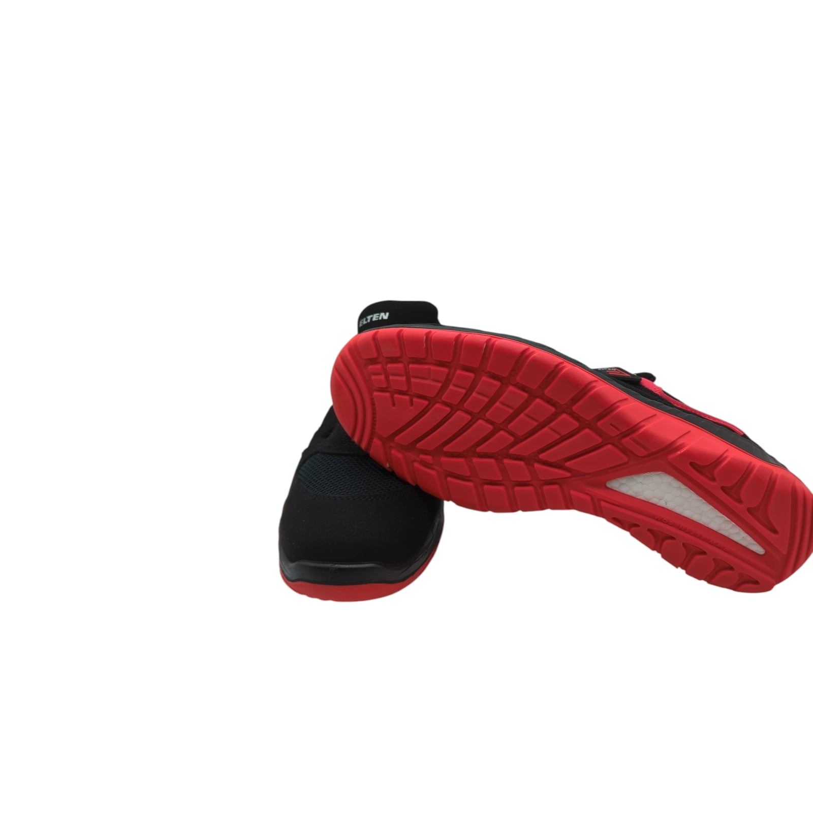 ELTEN LONNY Red Easy Sicherheitsschuhe ESD S1P Größe 45 Schwarz Rot