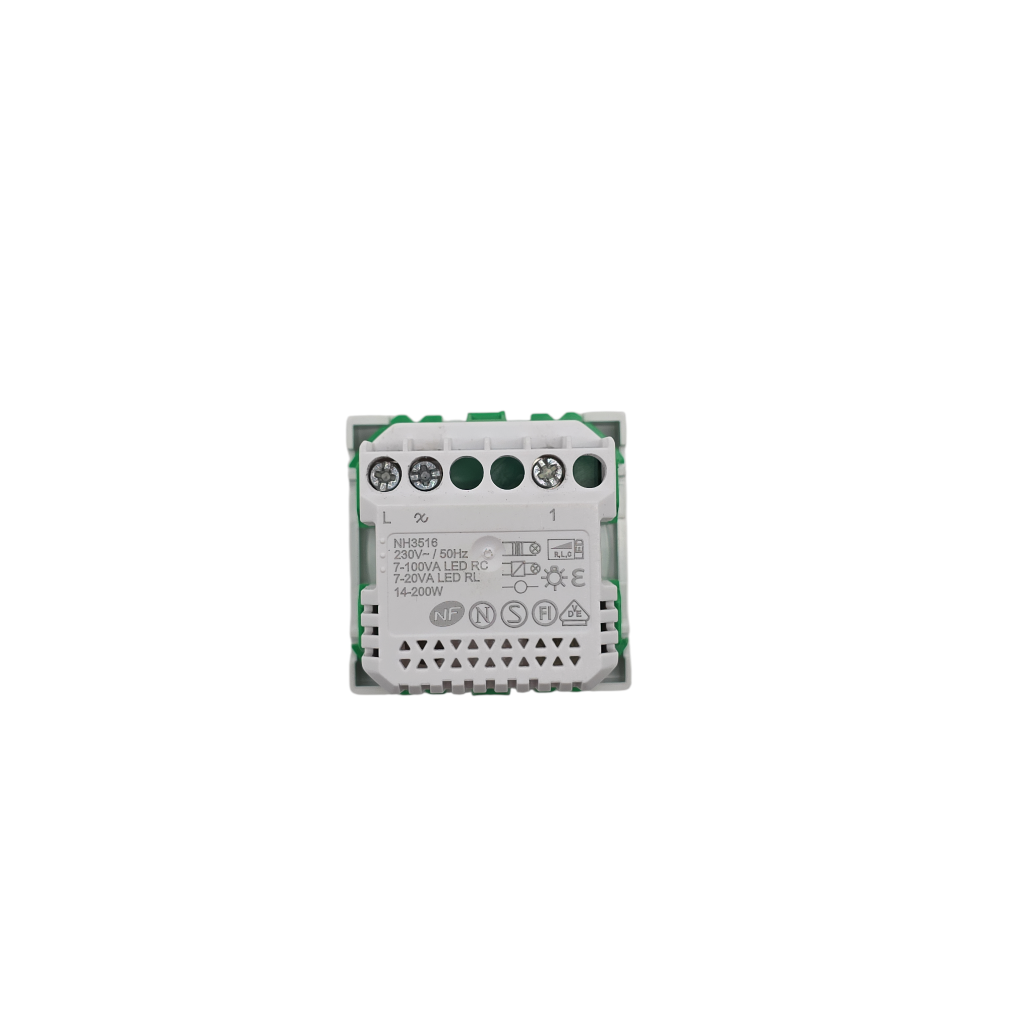 Schneider Electric Wiser Unica NU351618W Drehdimmer Zigbee weiß