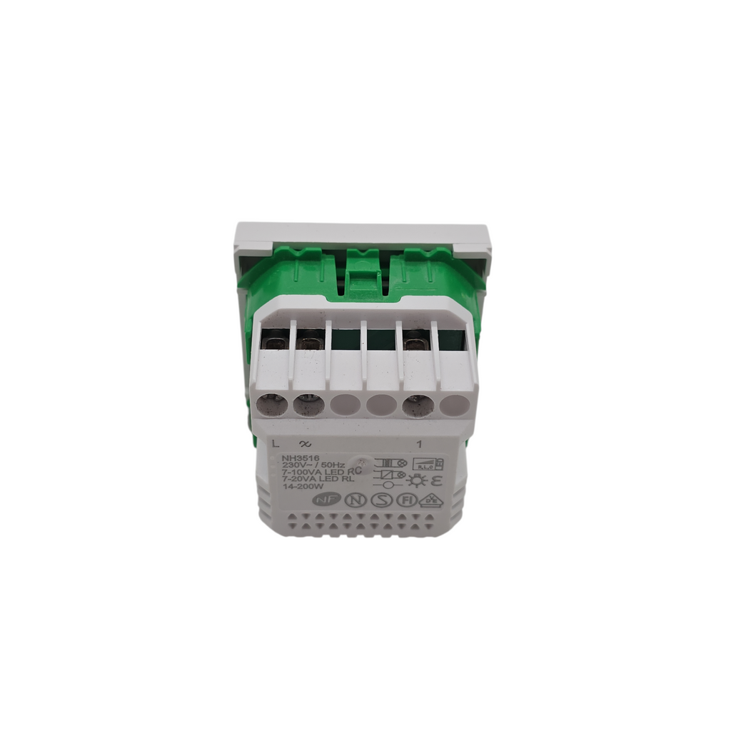 Schneider Electric Wiser Unica NU351618W Drehdimmer Zigbee weiß