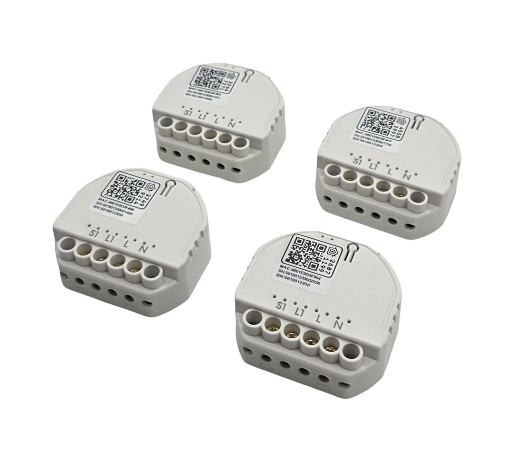 Refoss Mini WLAN Relais Schalter 4er Pack 10A HomeKit Alexa