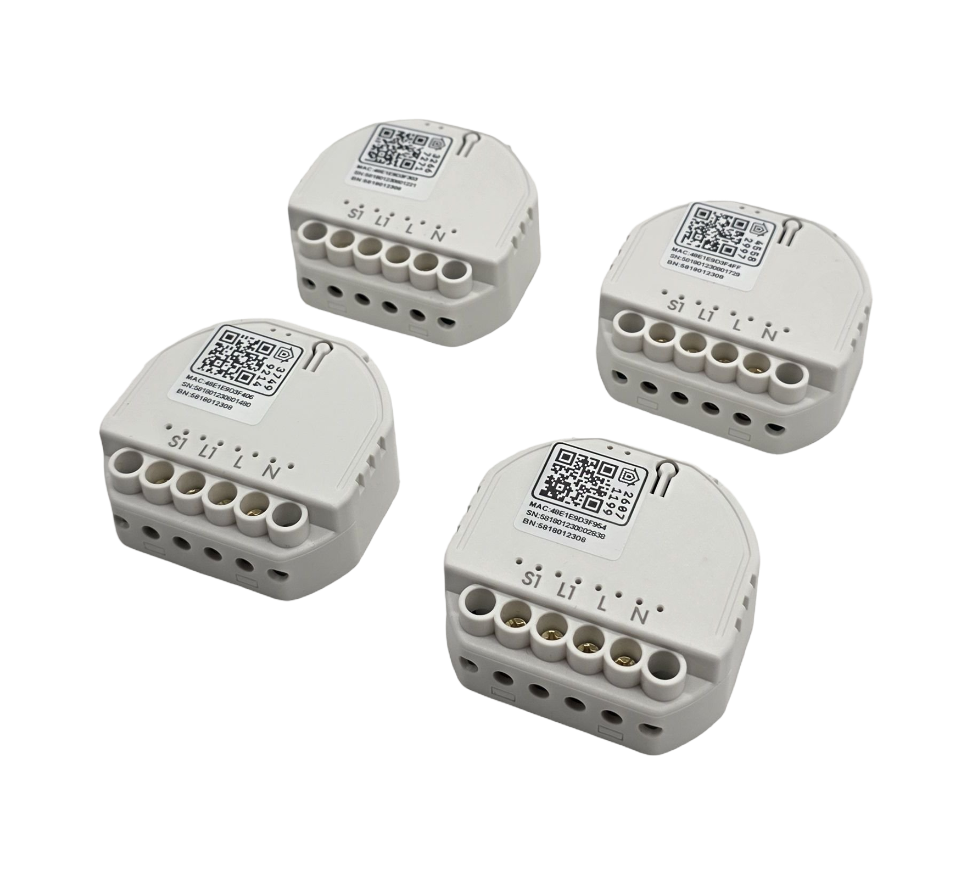 Refoss Mini WLAN Relais Schalter 4er Pack 10A HomeKit Alexa
