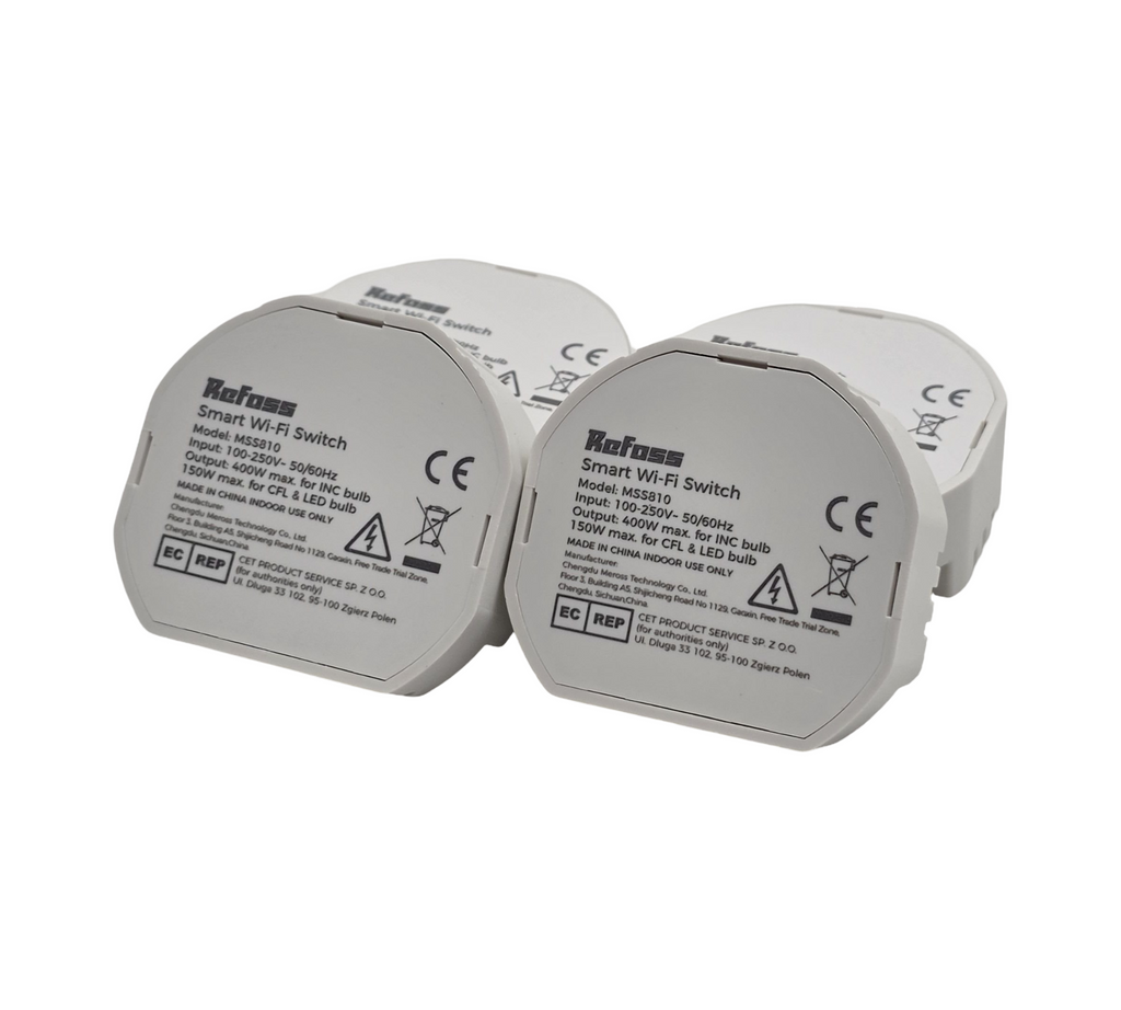 Refoss Mini WLAN Relais Schalter 4er Pack 10A HomeKit Alexa