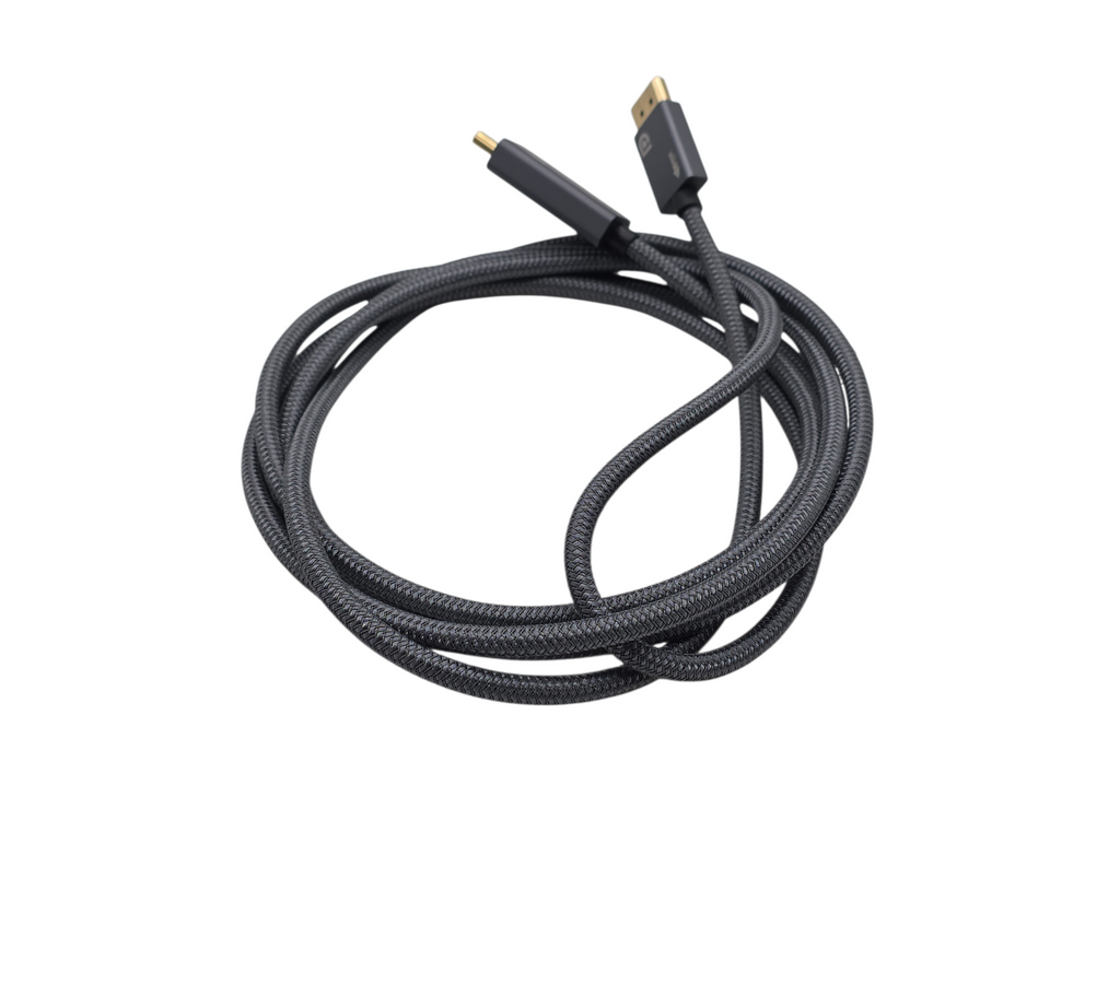 DisplayPort to HDMI Cable 8K [8k@60Hz, 4k@144Hz, 2k@240Hz] 3M, DP 1.4 to HDMI 2.1 Unidirectional Braided Cable, Supports HDR/HDCP 2.3/DSC 1...