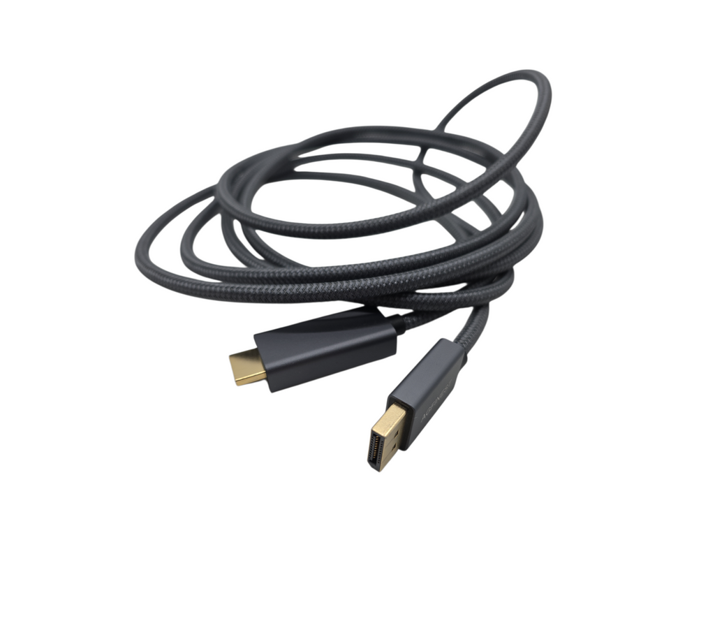 DisplayPort to HDMI Cable 8K [8k@60Hz, 4k@144Hz, 2k@240Hz] 3M, DP 1.4 to HDMI 2.1 Unidirectional Braided Cable, Supports HDR/HDCP 2.3/DSC 1...