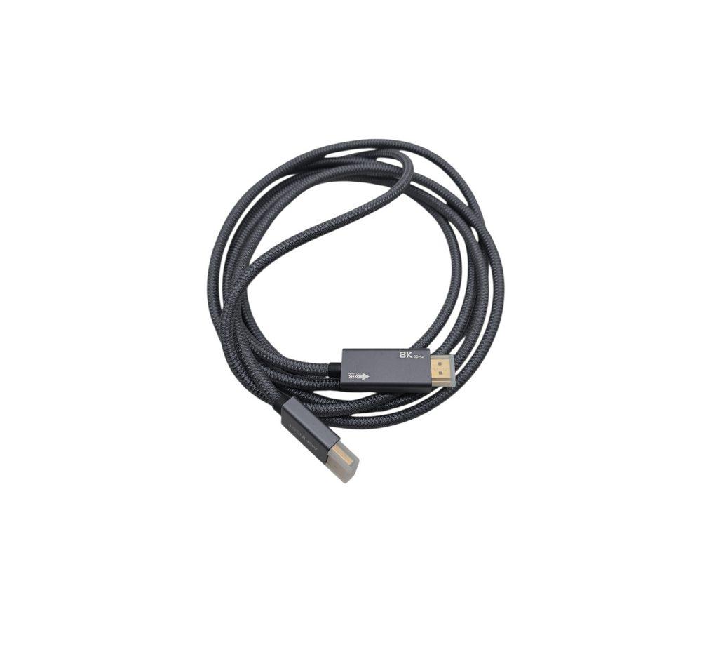 DisplayPort to HDMI Cable 8K [8k@60Hz, 4k@144Hz, 2k@240Hz] 3M, DP 1.4 to HDMI 2.1 Unidirectional Braided Cable, Supports HDR/HDCP 2.3/DSC 1...