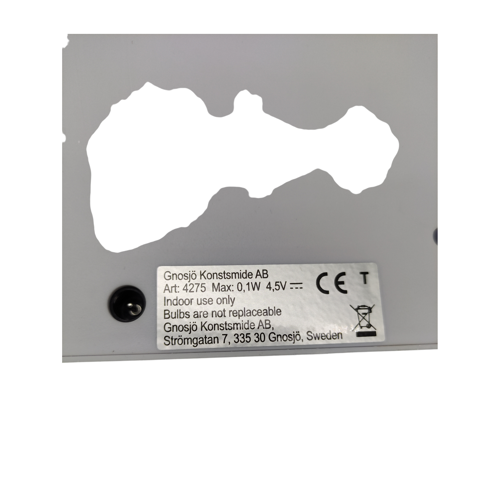 Konstsmide LED Wasserlaterne Weihnachtsmann Timer batteriebetrieben