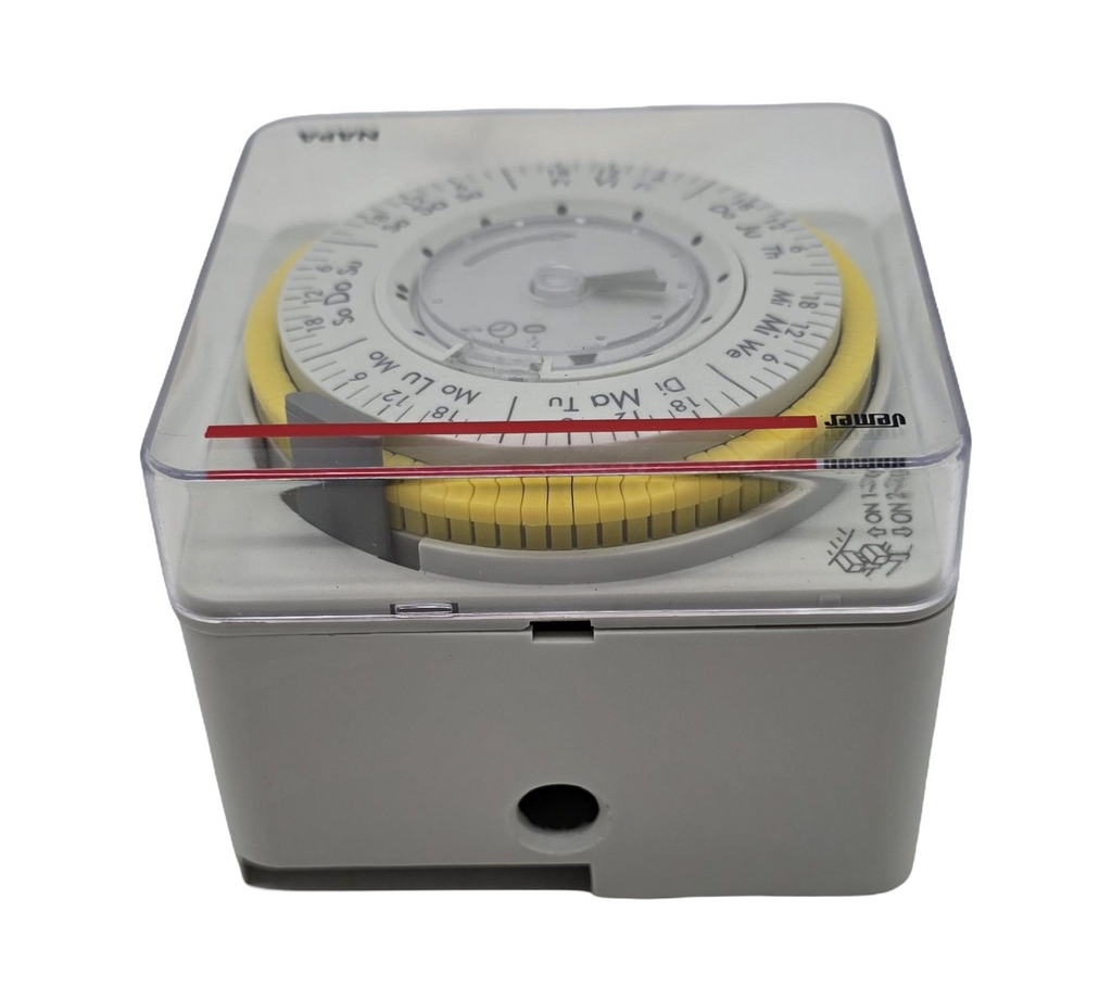 VEMER VP885800 Zeitschaltuhr Wochenprogramm DIN Schiene grau