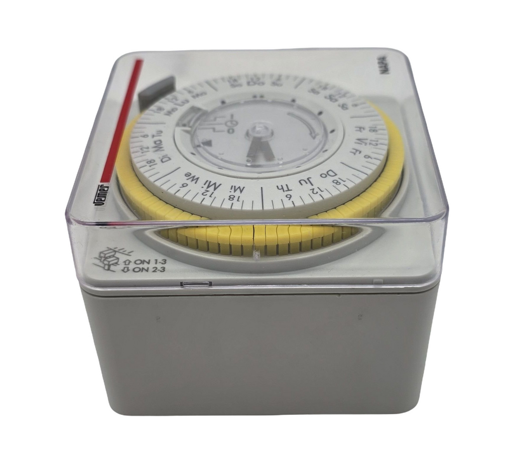 VEMER VP885800 Zeitschaltuhr Wochenprogramm DIN Schiene grau