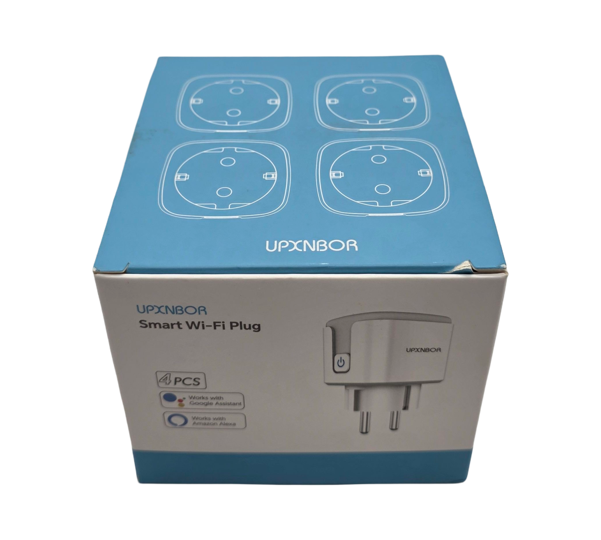 UPXNBOR Smart Steckdose WLAN 16A Strommessung Alexa Google