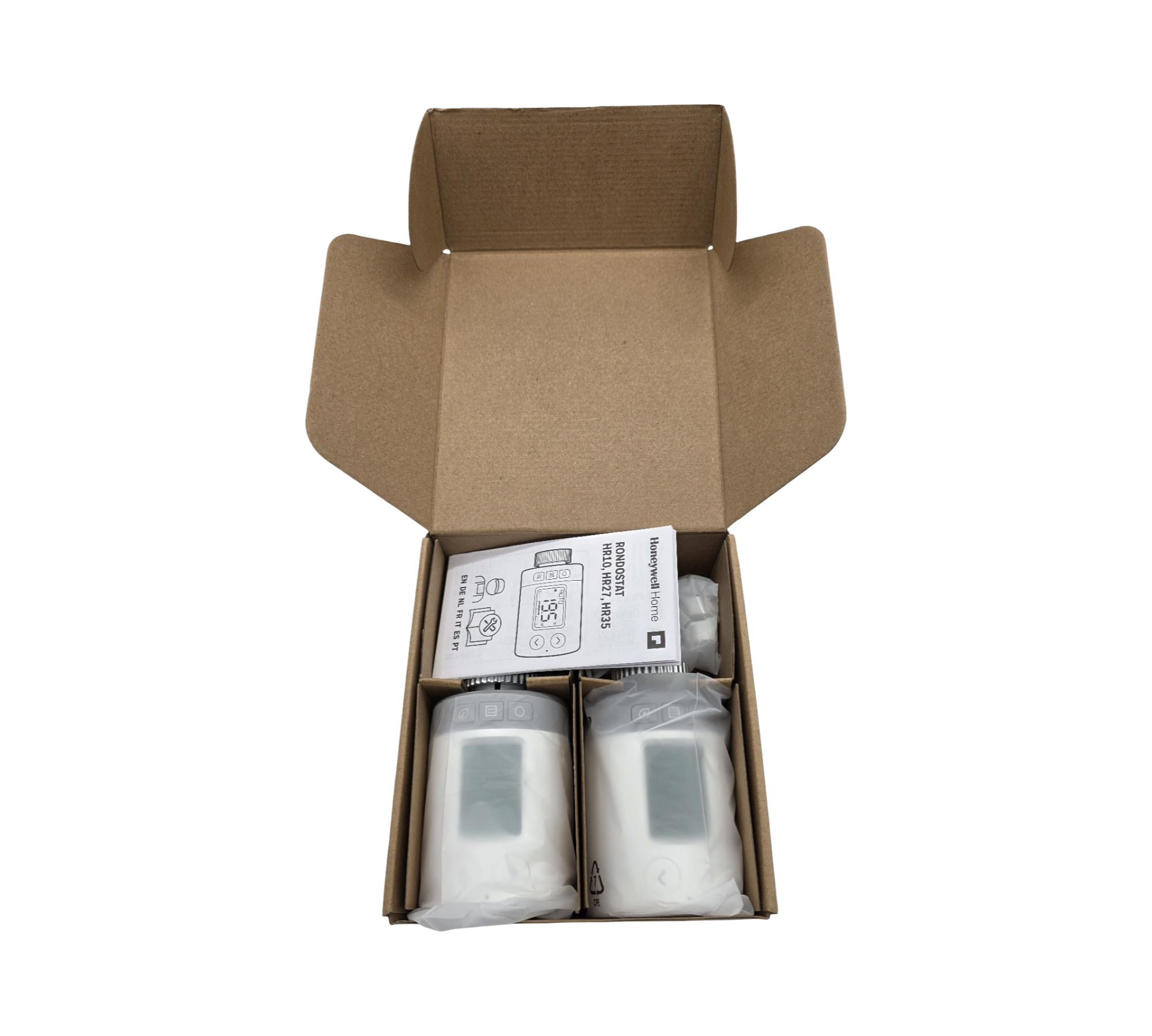 Honeywell Home Rondostat HR10 Heizkörperregler 2er Set weiß