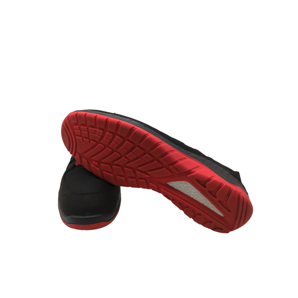 ELTEN Maddox Low ESD S3 Sicherheitsschuhe Schwarz Rot Größe 48